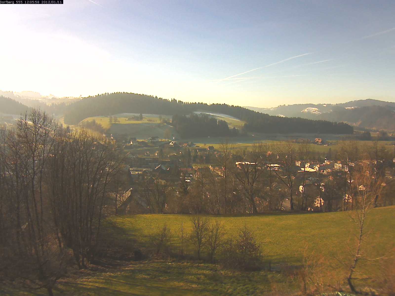 Webcam-Bild: Aussicht vom Dorfberg in Langnau 20120111-120600