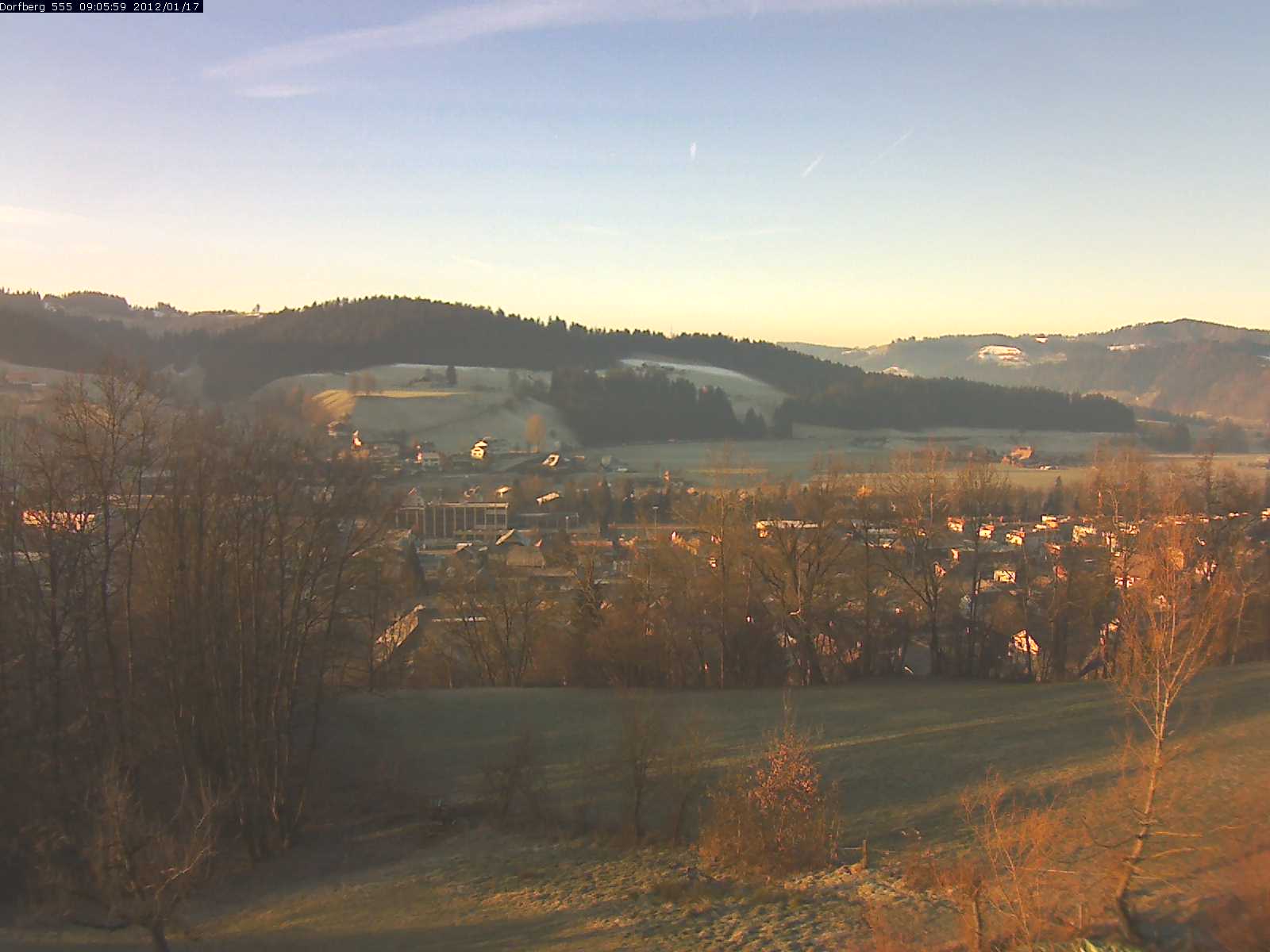 Webcam-Bild: Aussicht vom Dorfberg in Langnau 20120117-090600