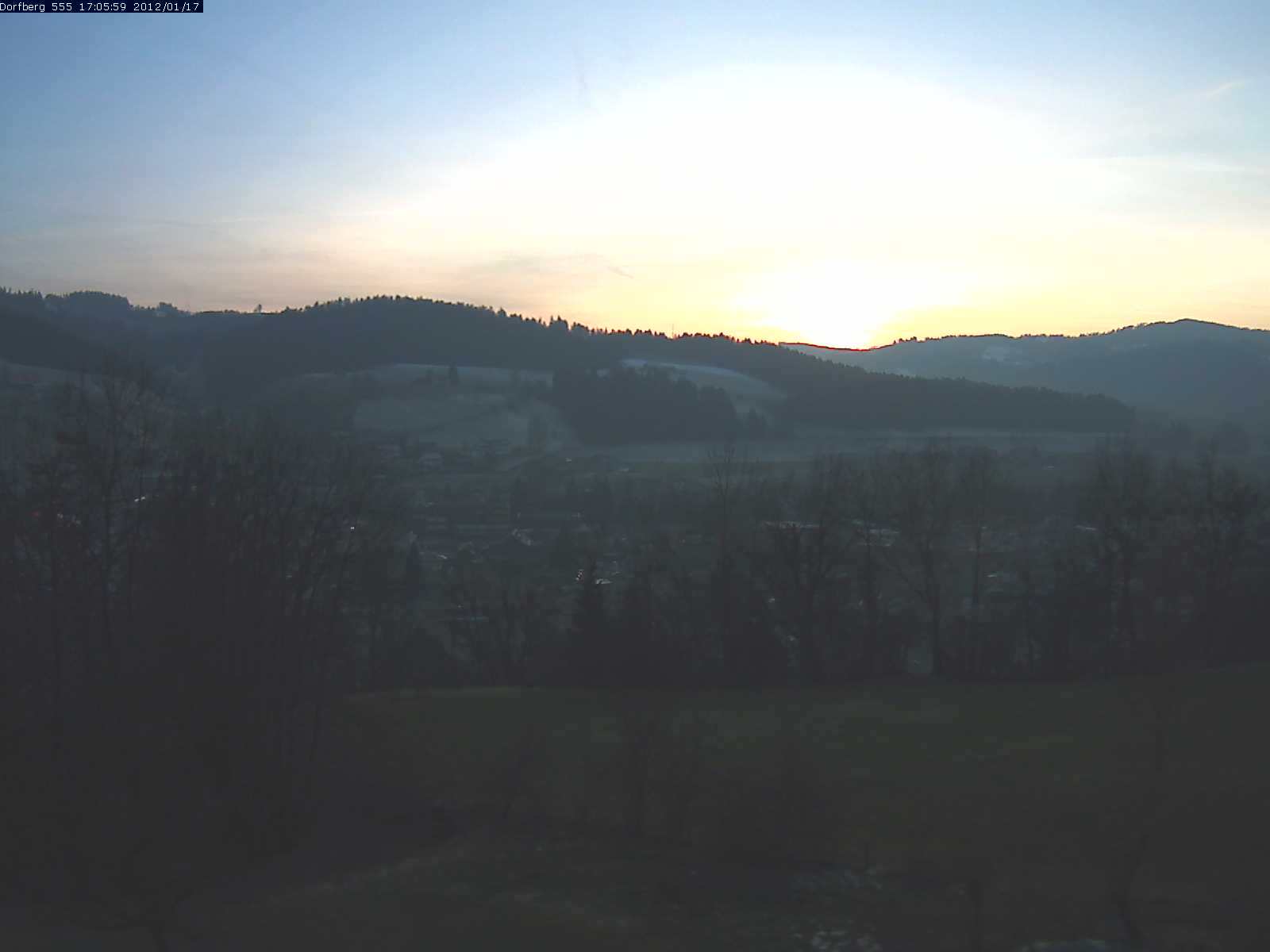 Webcam-Bild: Aussicht vom Dorfberg in Langnau 20120117-170600