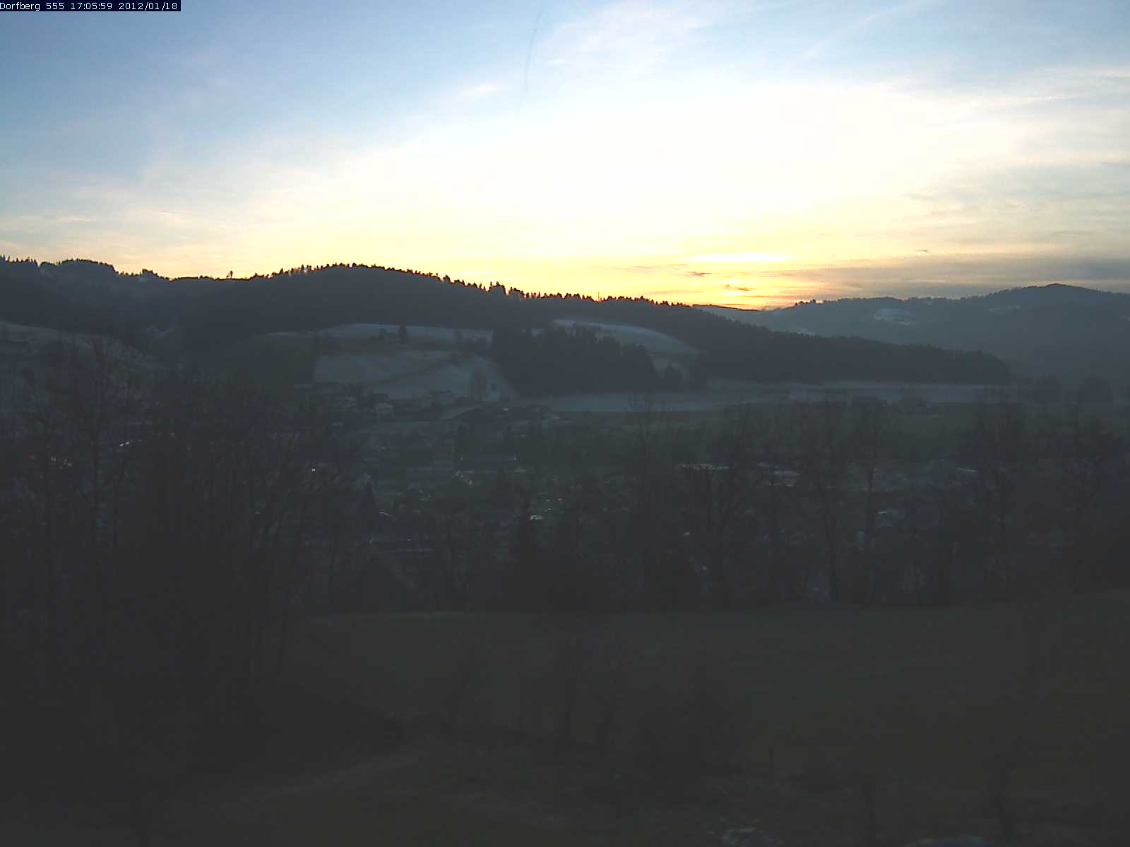 Webcam-Bild: Aussicht vom Dorfberg in Langnau 20120118-170600