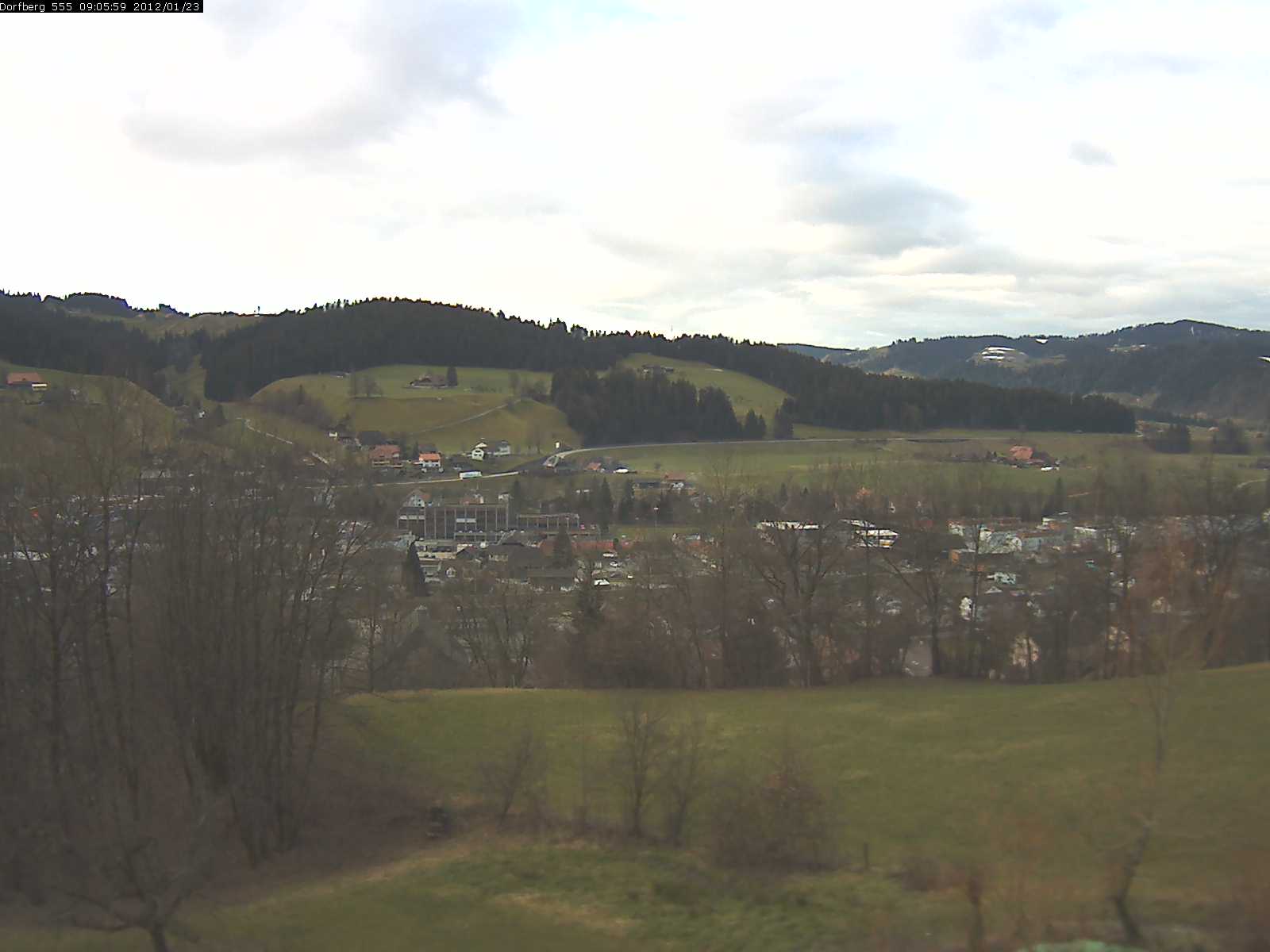 Webcam-Bild: Aussicht vom Dorfberg in Langnau 20120123-090600