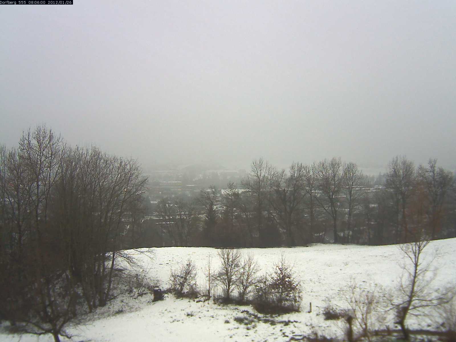 Webcam-Bild: Aussicht vom Dorfberg in Langnau 20120126-080600
