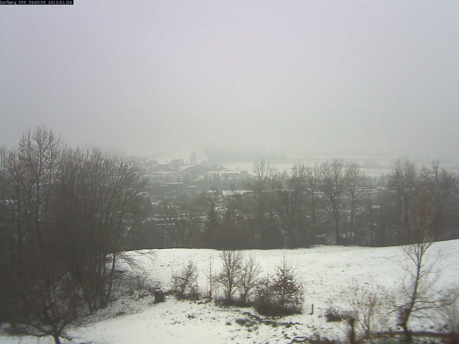 Webcam-Bild: Aussicht vom Dorfberg in Langnau 20120126-090600