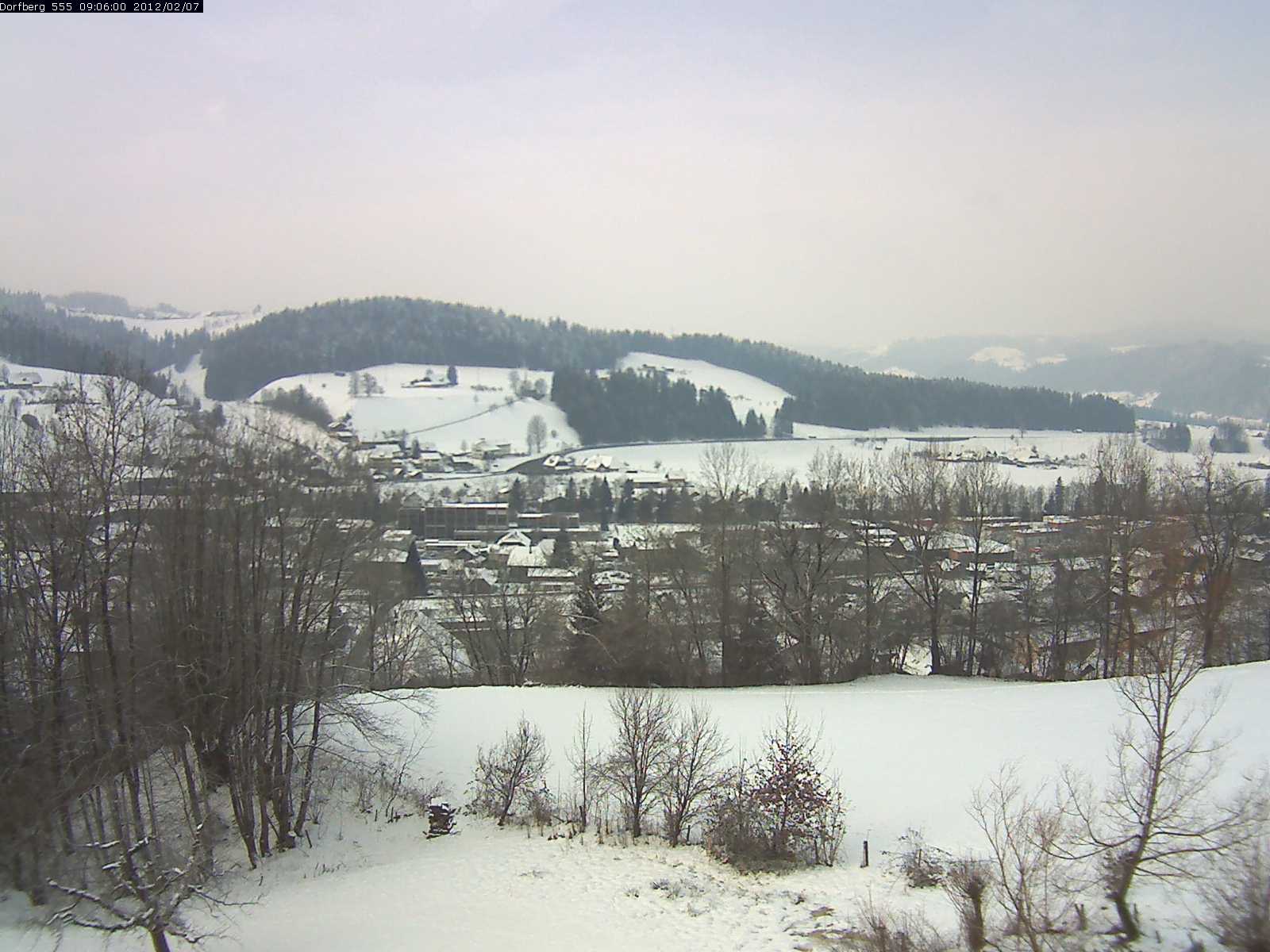 Webcam-Bild: Aussicht vom Dorfberg in Langnau 20120207-090600