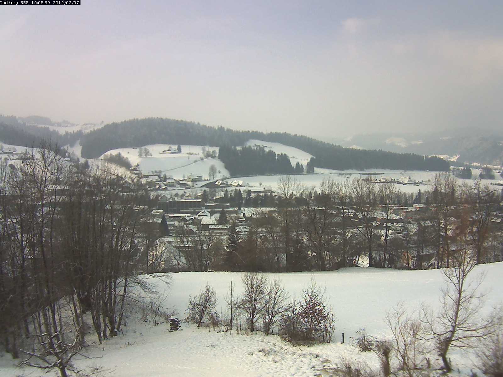 Webcam-Bild: Aussicht vom Dorfberg in Langnau 20120207-100600