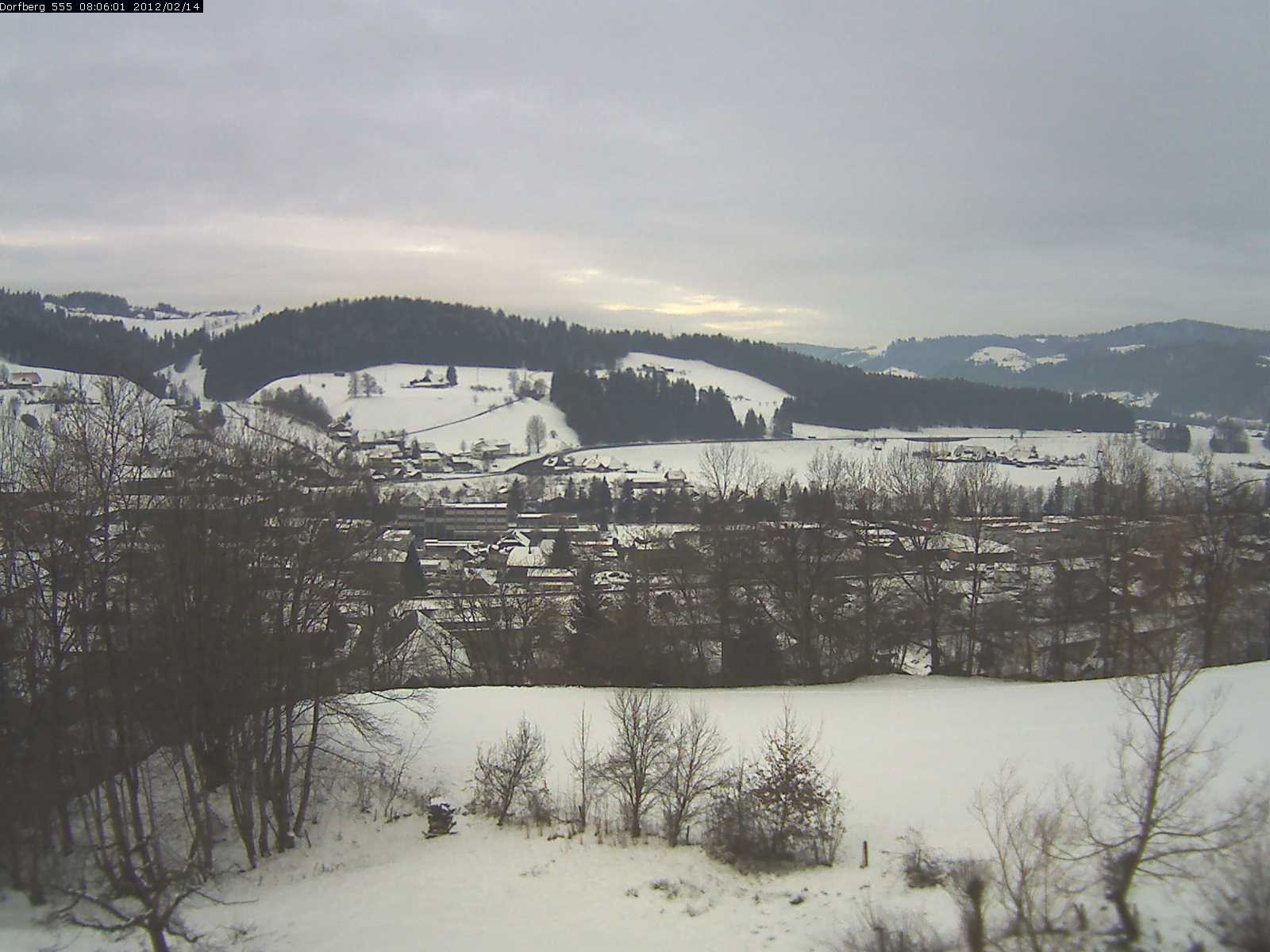 Webcam-Bild: Aussicht vom Dorfberg in Langnau 20120214-080600