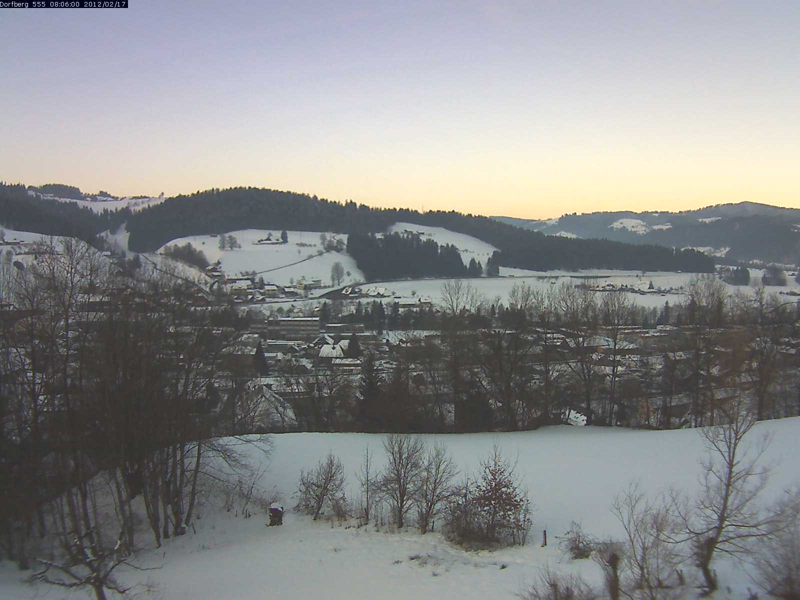 Webcam-Bild: Aussicht vom Dorfberg in Langnau 20120217-080600