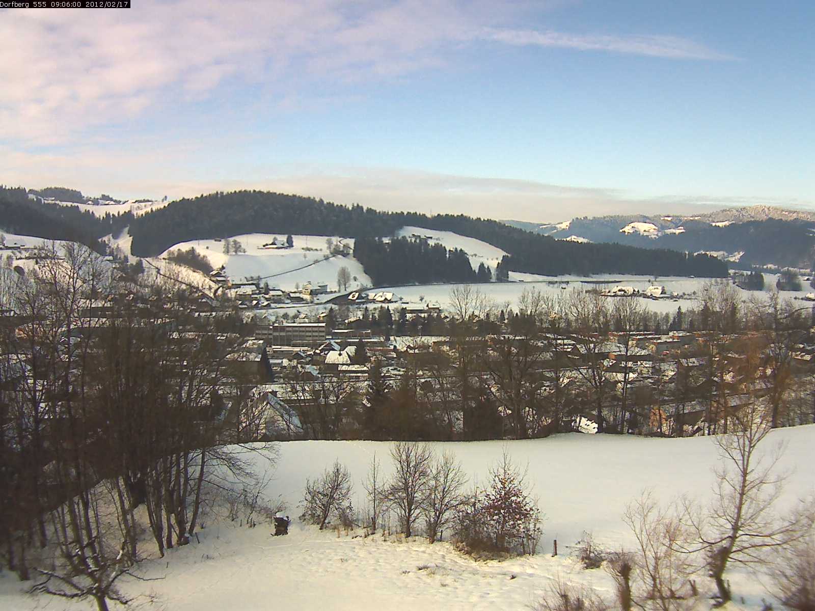 Webcam-Bild: Aussicht vom Dorfberg in Langnau 20120217-090600