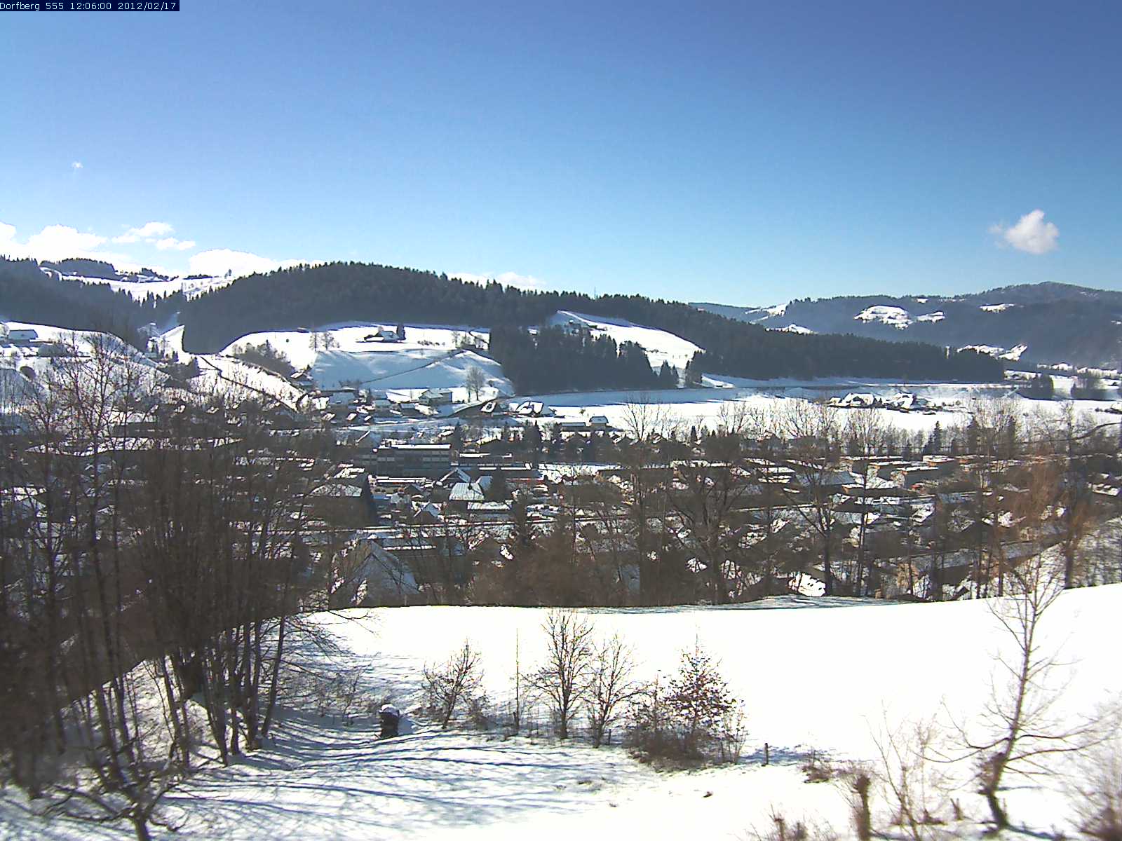 Webcam-Bild: Aussicht vom Dorfberg in Langnau 20120217-120600