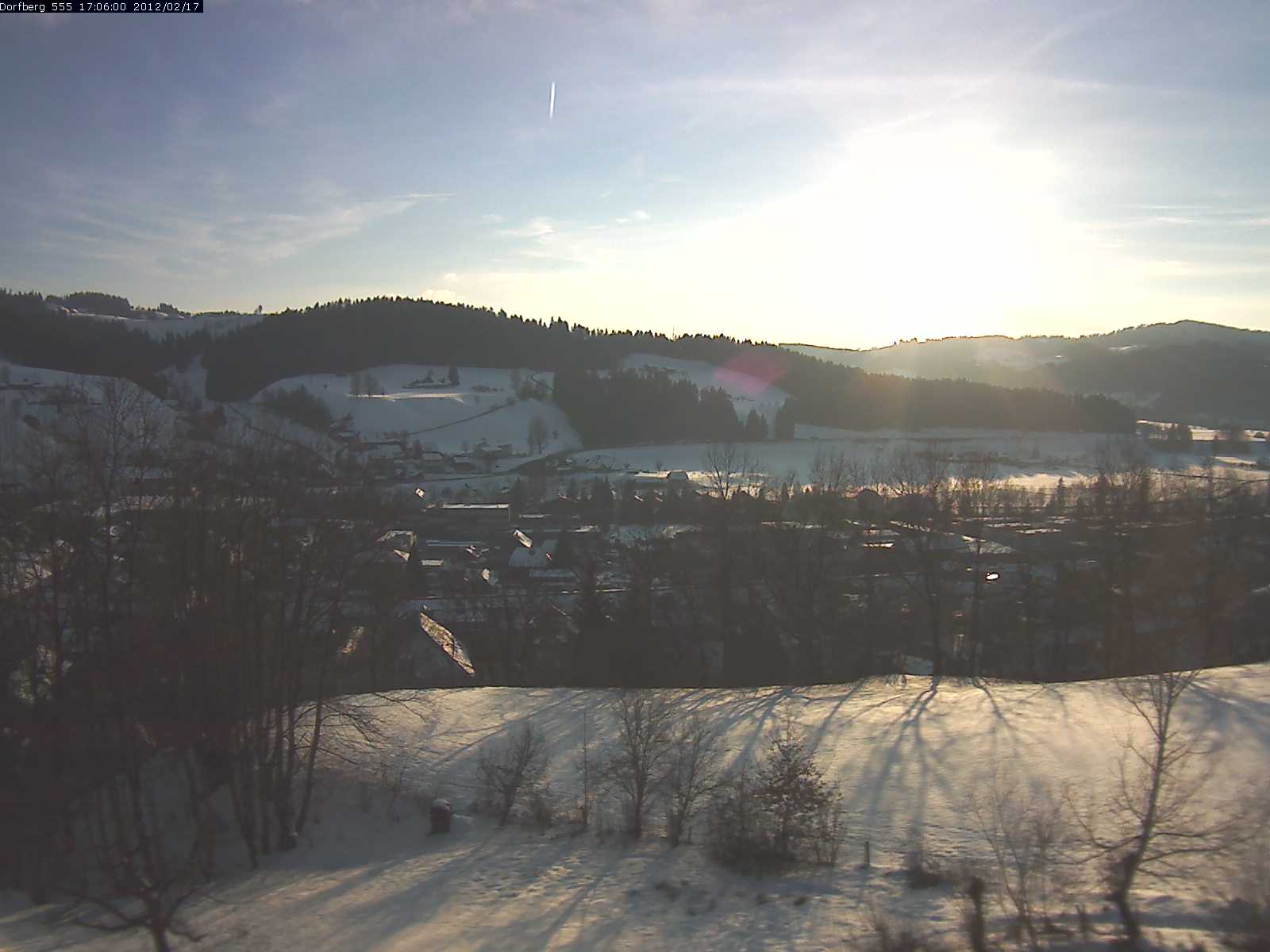 Webcam-Bild: Aussicht vom Dorfberg in Langnau 20120217-170600