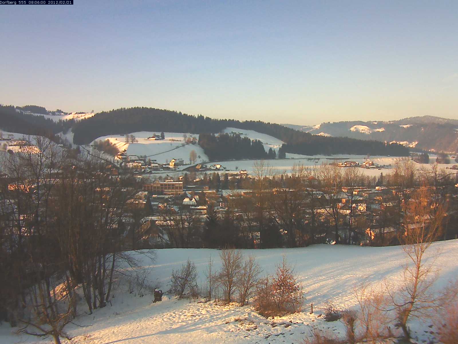 Webcam-Bild: Aussicht vom Dorfberg in Langnau 20120221-080600