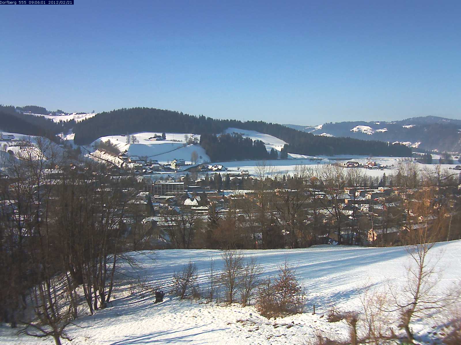 Webcam-Bild: Aussicht vom Dorfberg in Langnau 20120221-090600