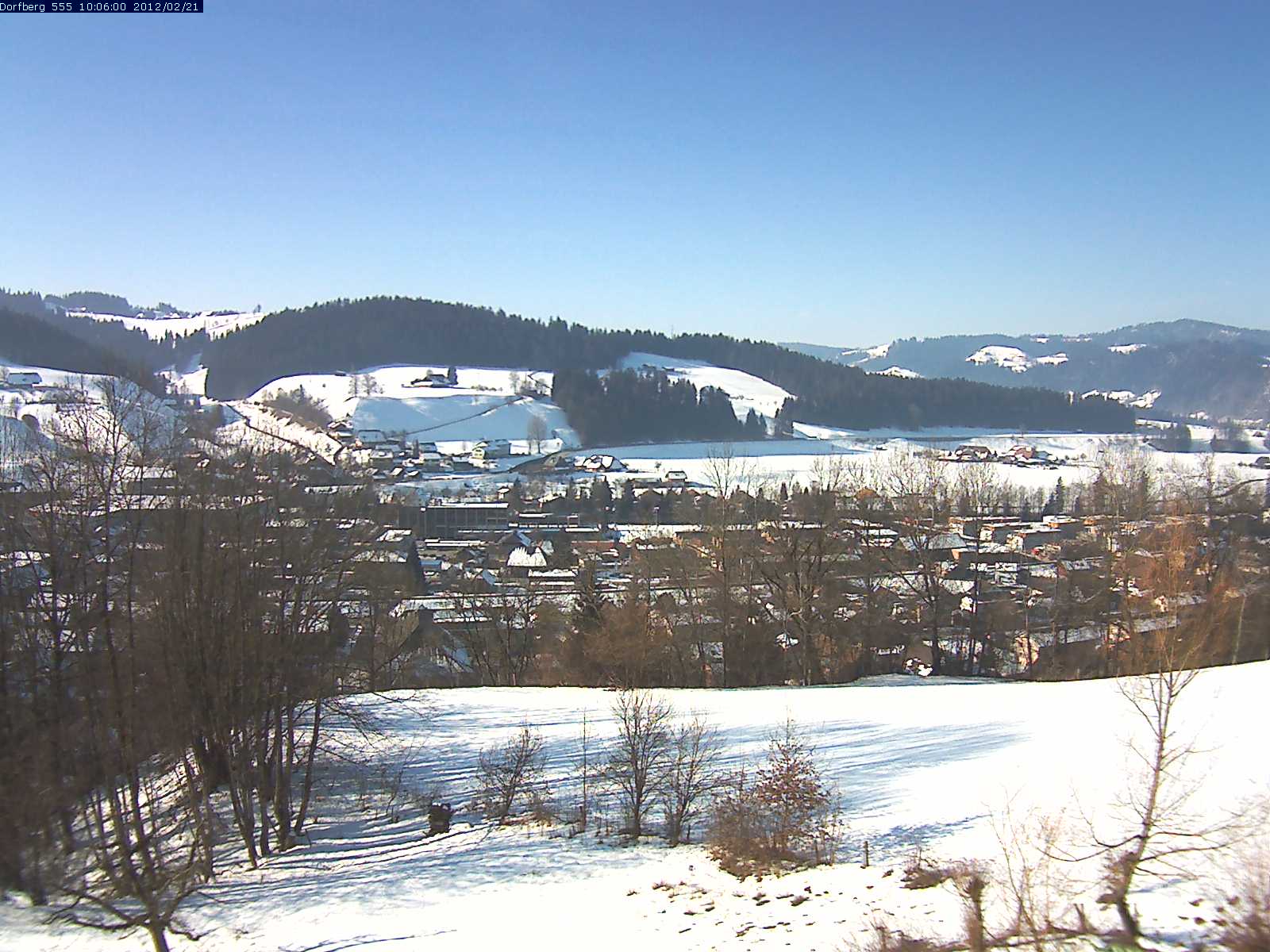 Webcam-Bild: Aussicht vom Dorfberg in Langnau 20120221-100600