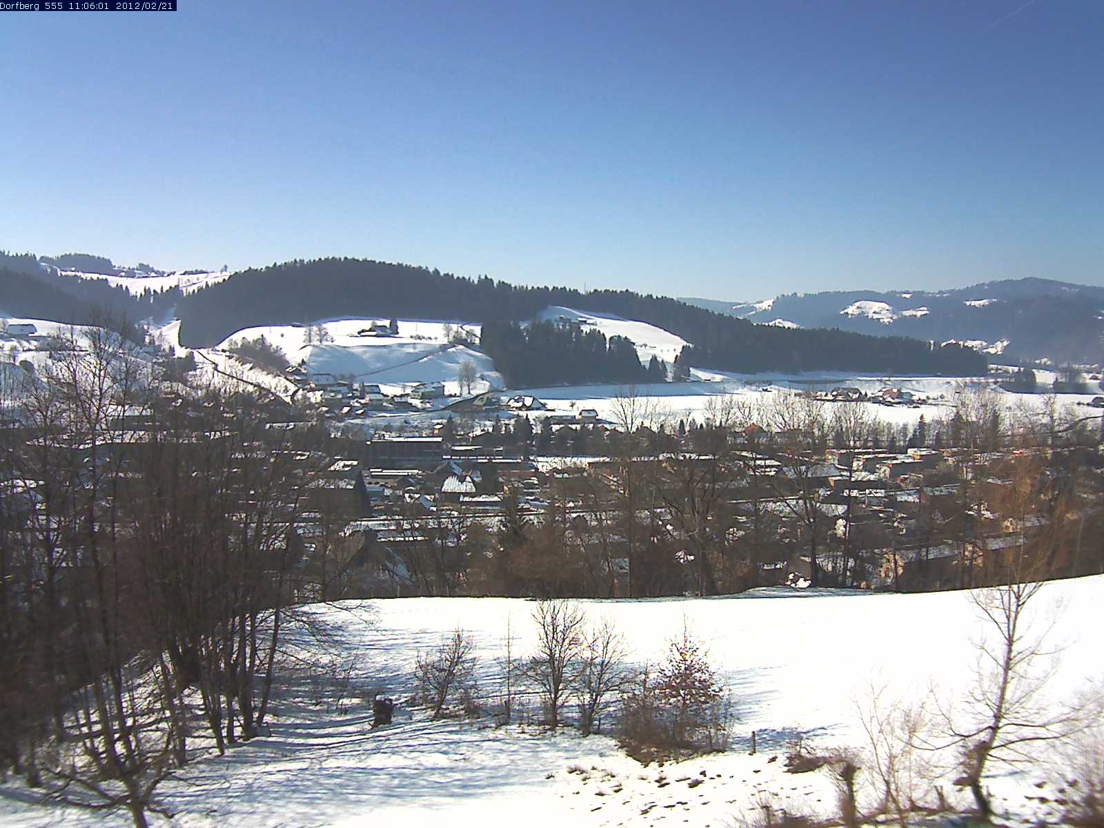 Webcam-Bild: Aussicht vom Dorfberg in Langnau 20120221-110600