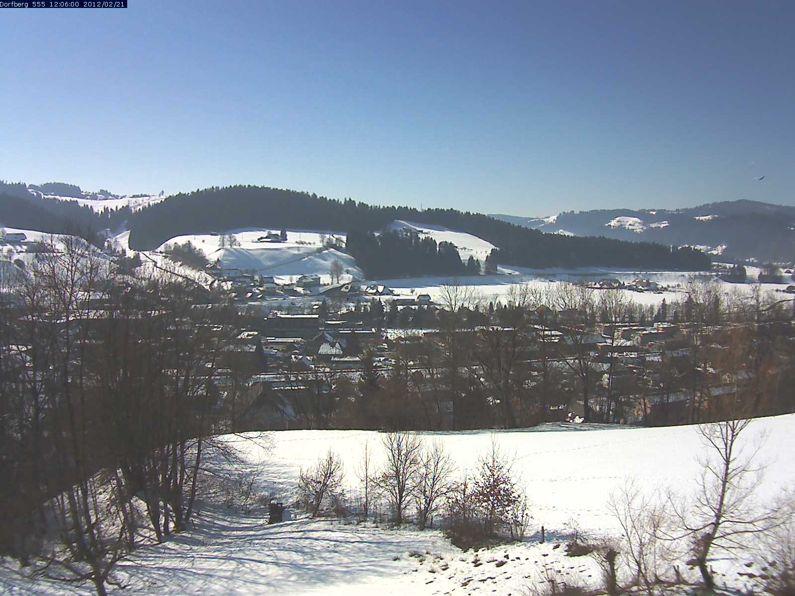 Webcam-Bild: Aussicht vom Dorfberg in Langnau 20120221-120600