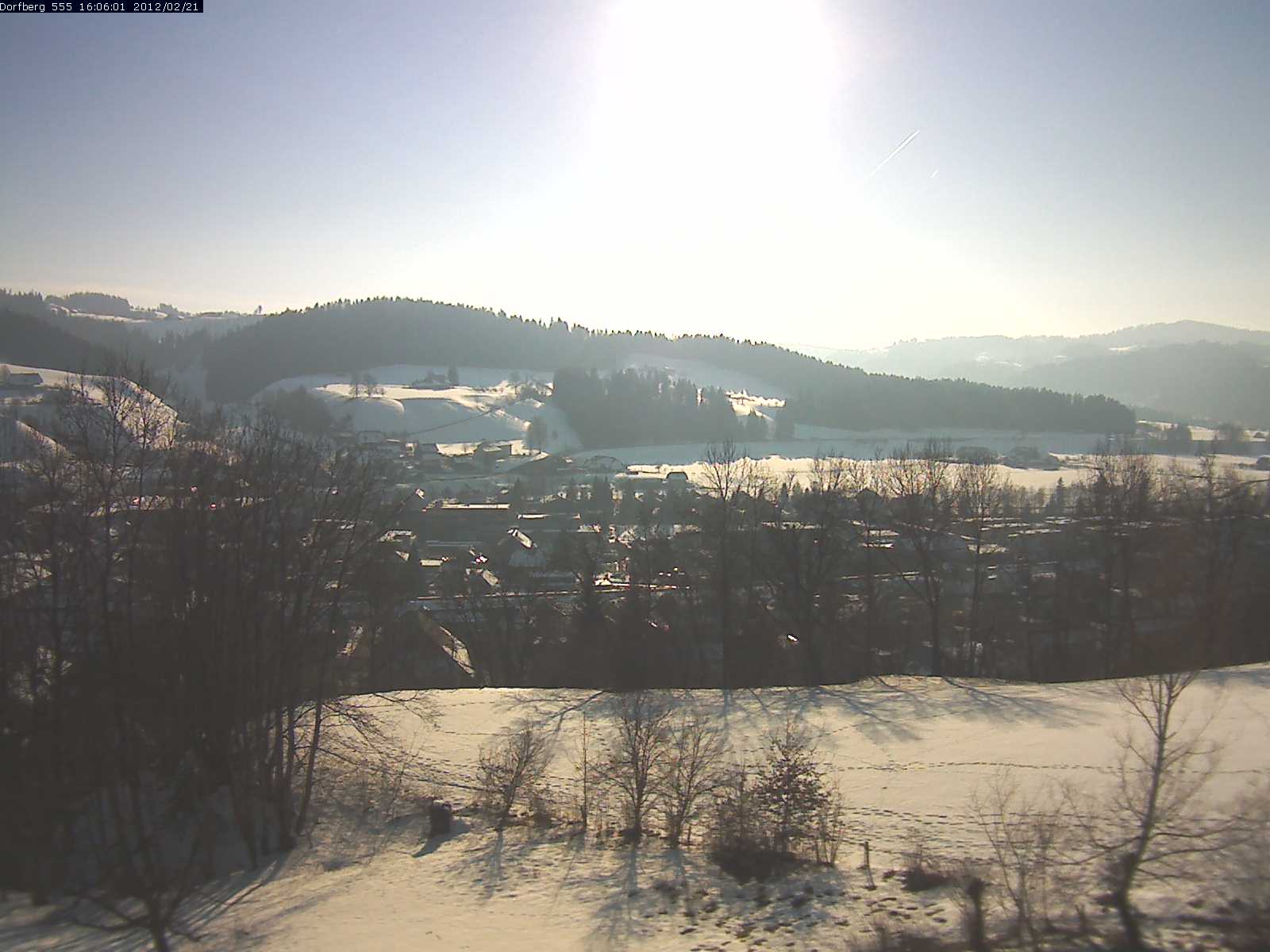 Webcam-Bild: Aussicht vom Dorfberg in Langnau 20120221-160600