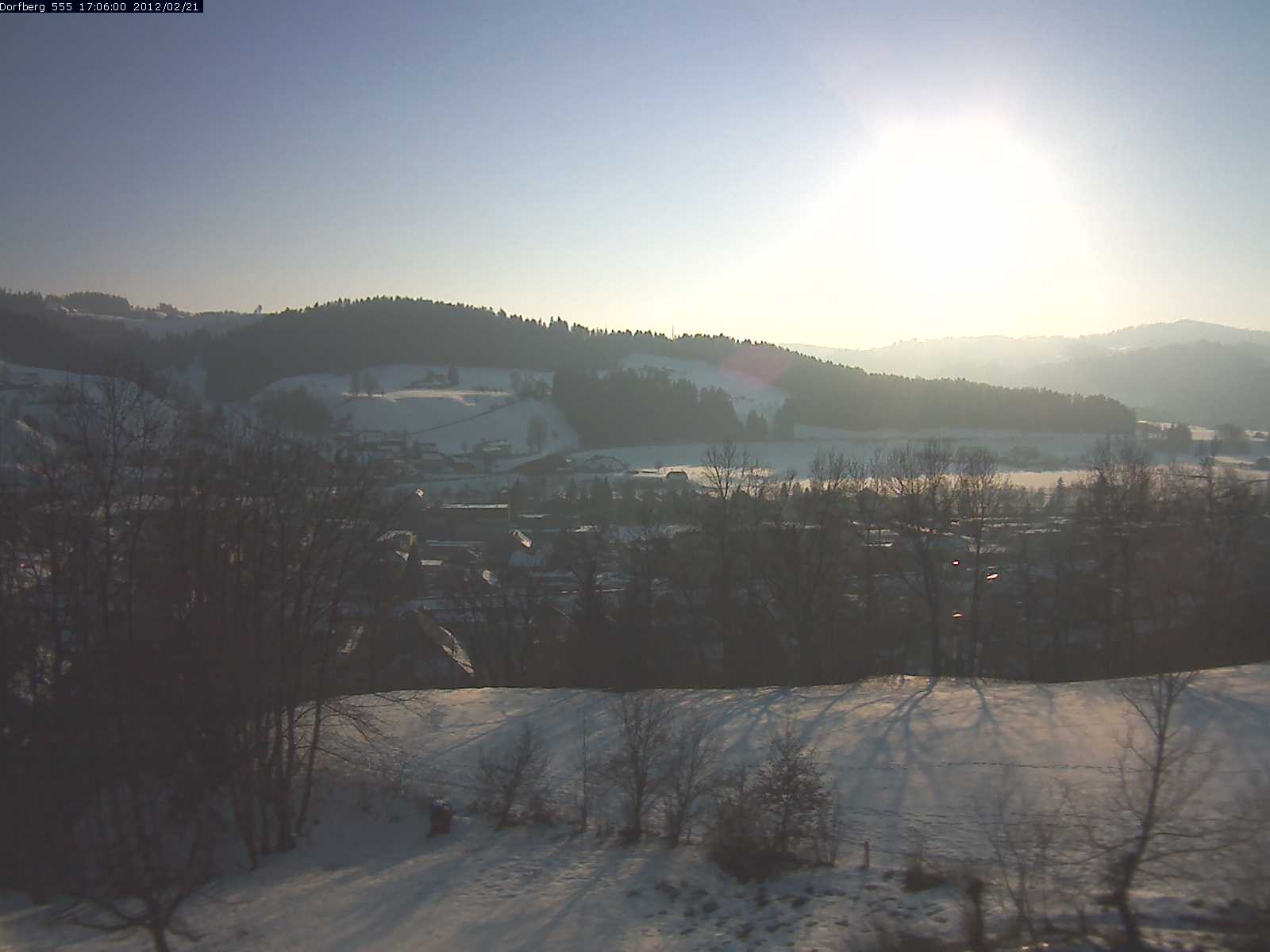 Webcam-Bild: Aussicht vom Dorfberg in Langnau 20120221-170600
