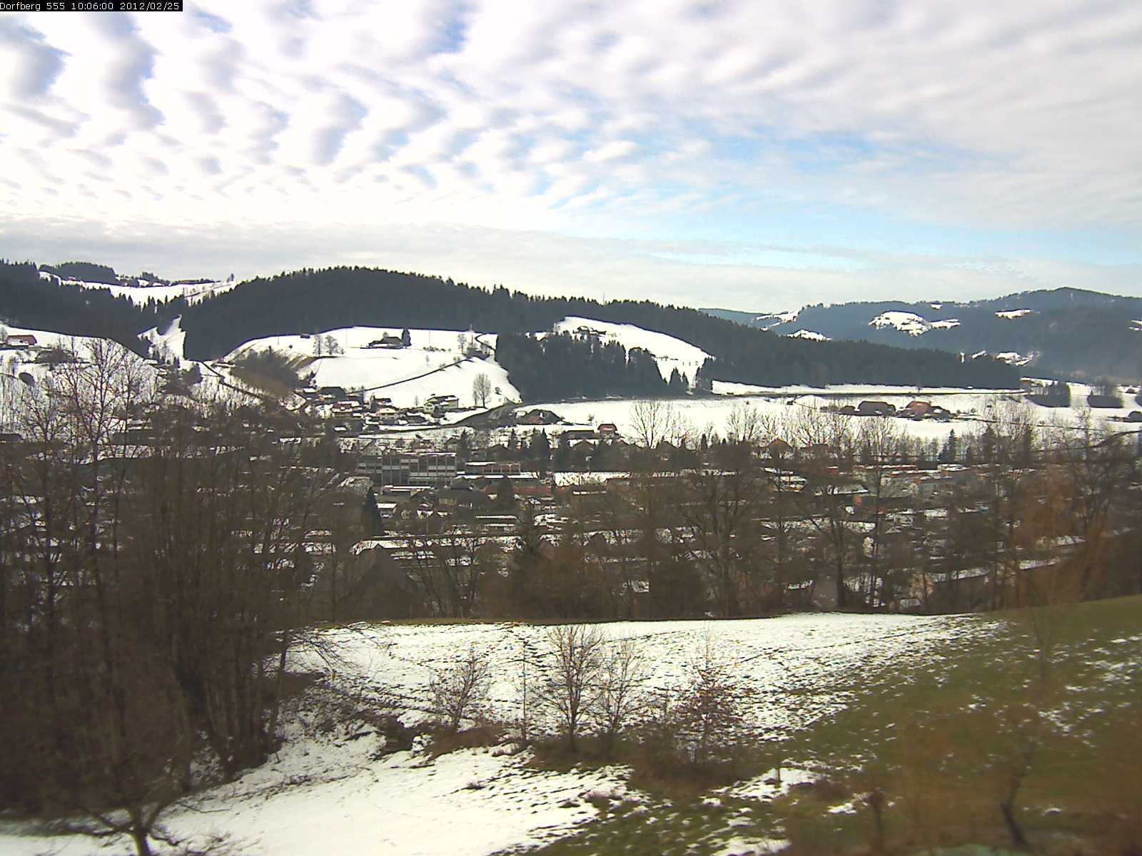 Webcam-Bild: Aussicht vom Dorfberg in Langnau 20120225-100600