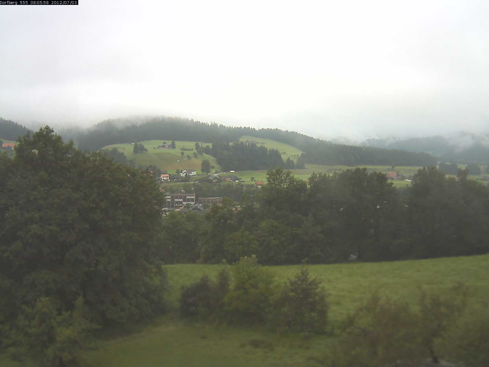 Webcam-Bild: Aussicht vom Dorfberg in Langnau 20120703-080600