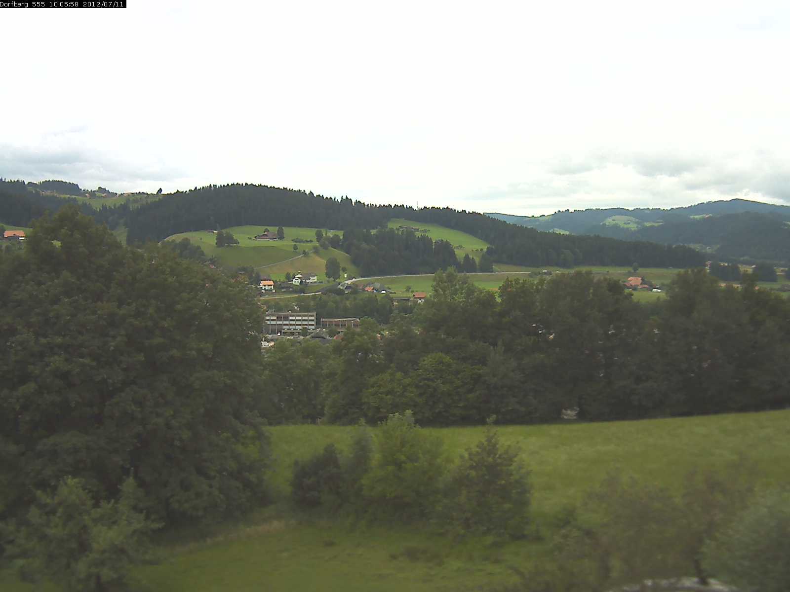 Webcam-Bild: Aussicht vom Dorfberg in Langnau 20120711-100600