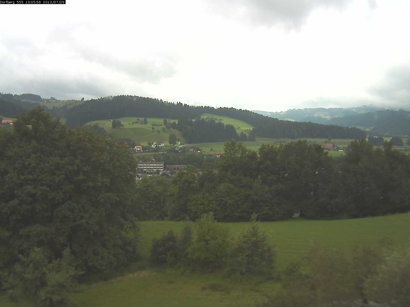 Webcam-Bild: Aussicht vom Dorfberg in Langnau 20120729-100600