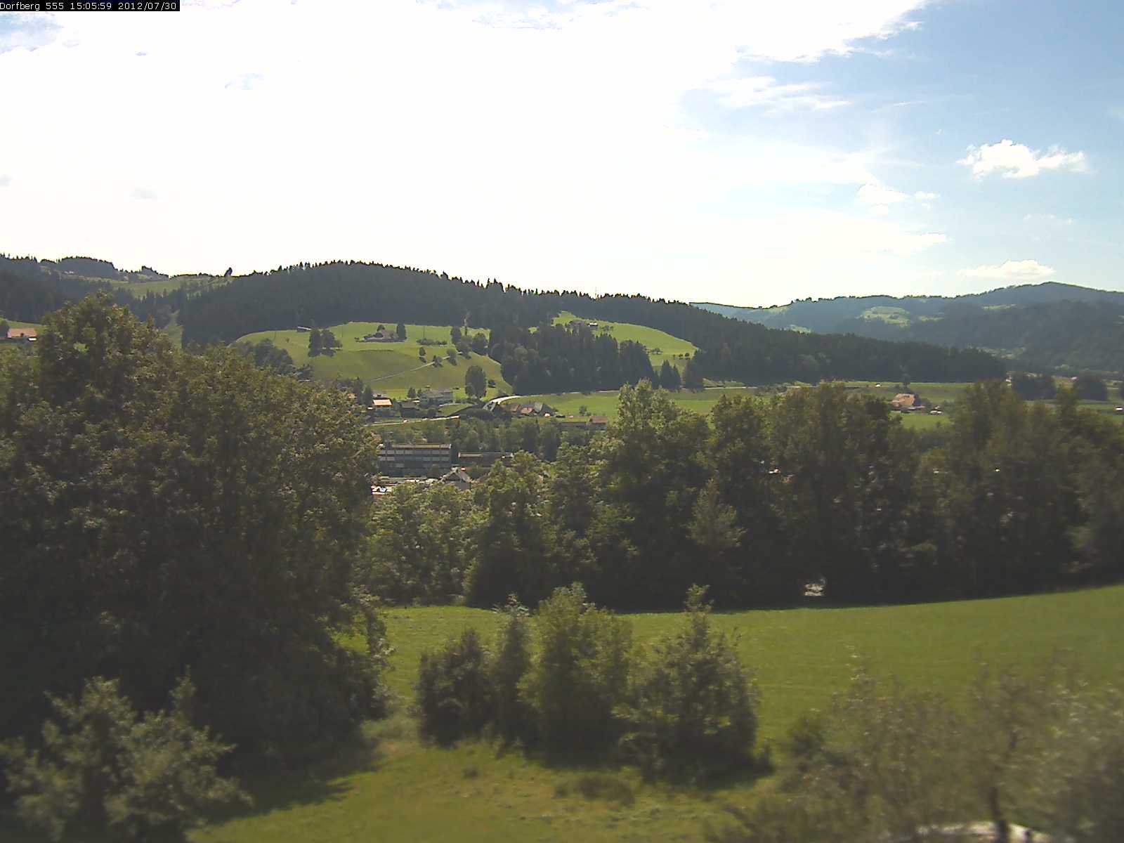 Webcam-Bild: Aussicht vom Dorfberg in Langnau 20120730-150600