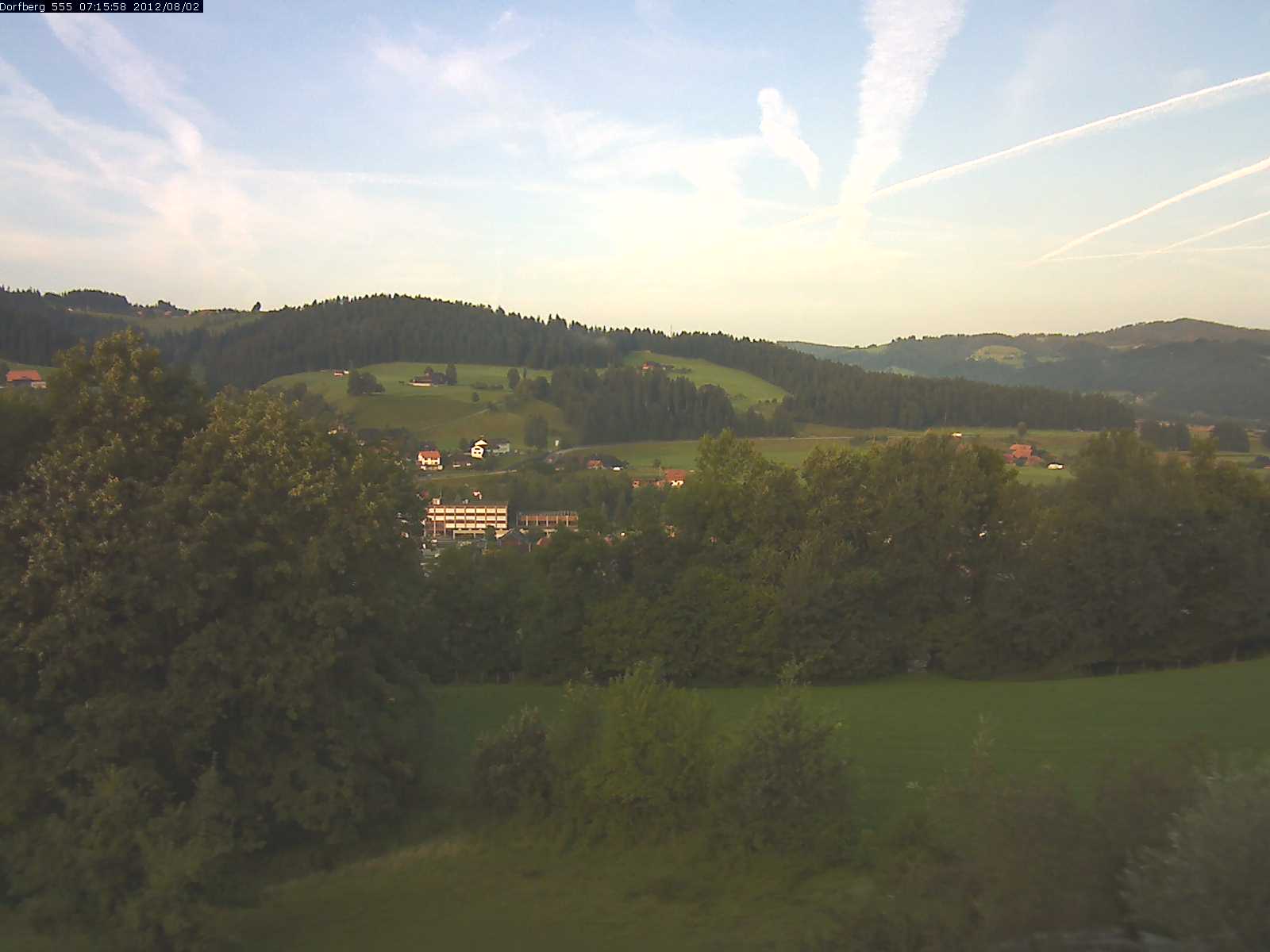 Webcam-Bild: Aussicht vom Dorfberg in Langnau 20120802-071600