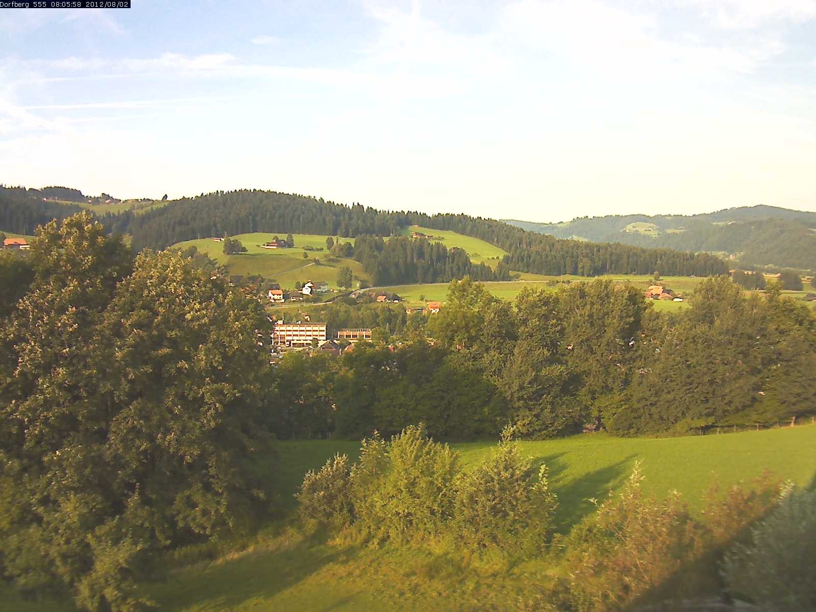 Webcam-Bild: Aussicht vom Dorfberg in Langnau 20120802-080600
