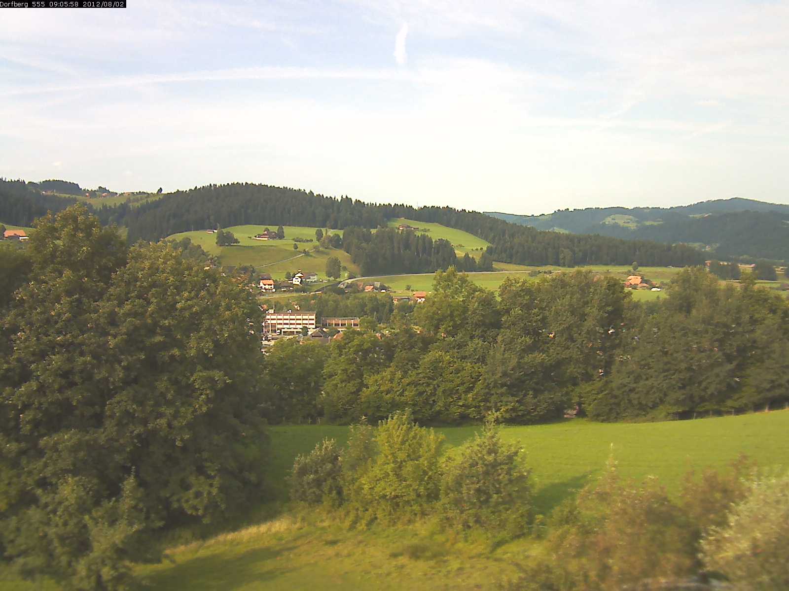 Webcam-Bild: Aussicht vom Dorfberg in Langnau 20120802-090600