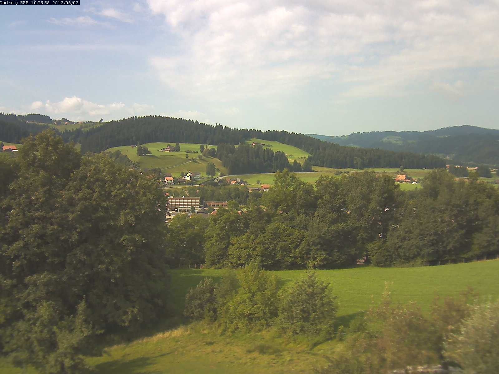 Webcam-Bild: Aussicht vom Dorfberg in Langnau 20120802-100600