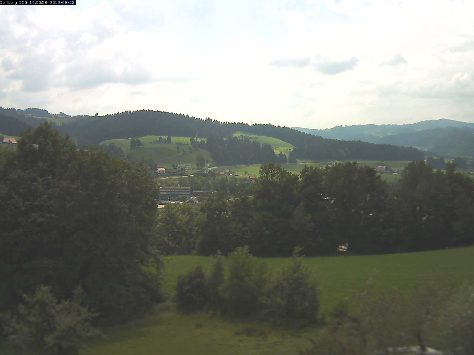 Webcam-Bild: Aussicht vom Dorfberg in Langnau 20120802-150600
