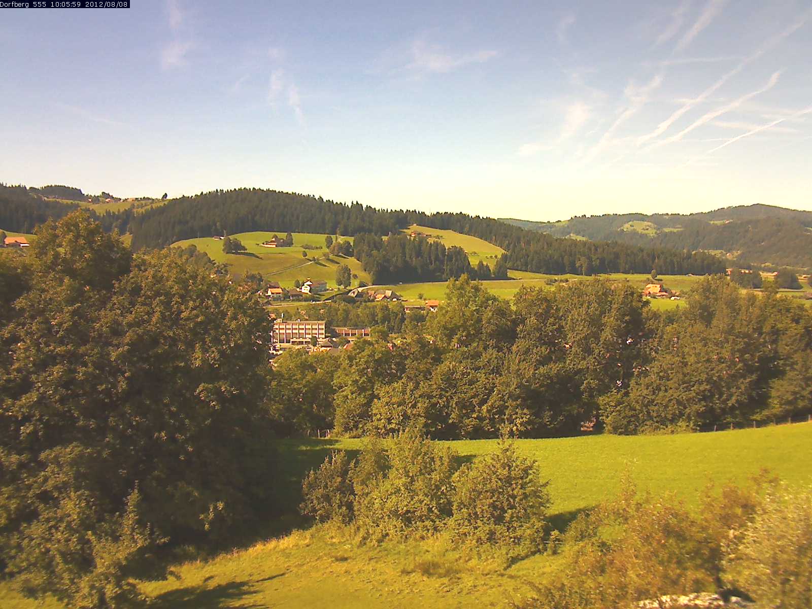 Webcam-Bild: Aussicht vom Dorfberg in Langnau 20120808-100600