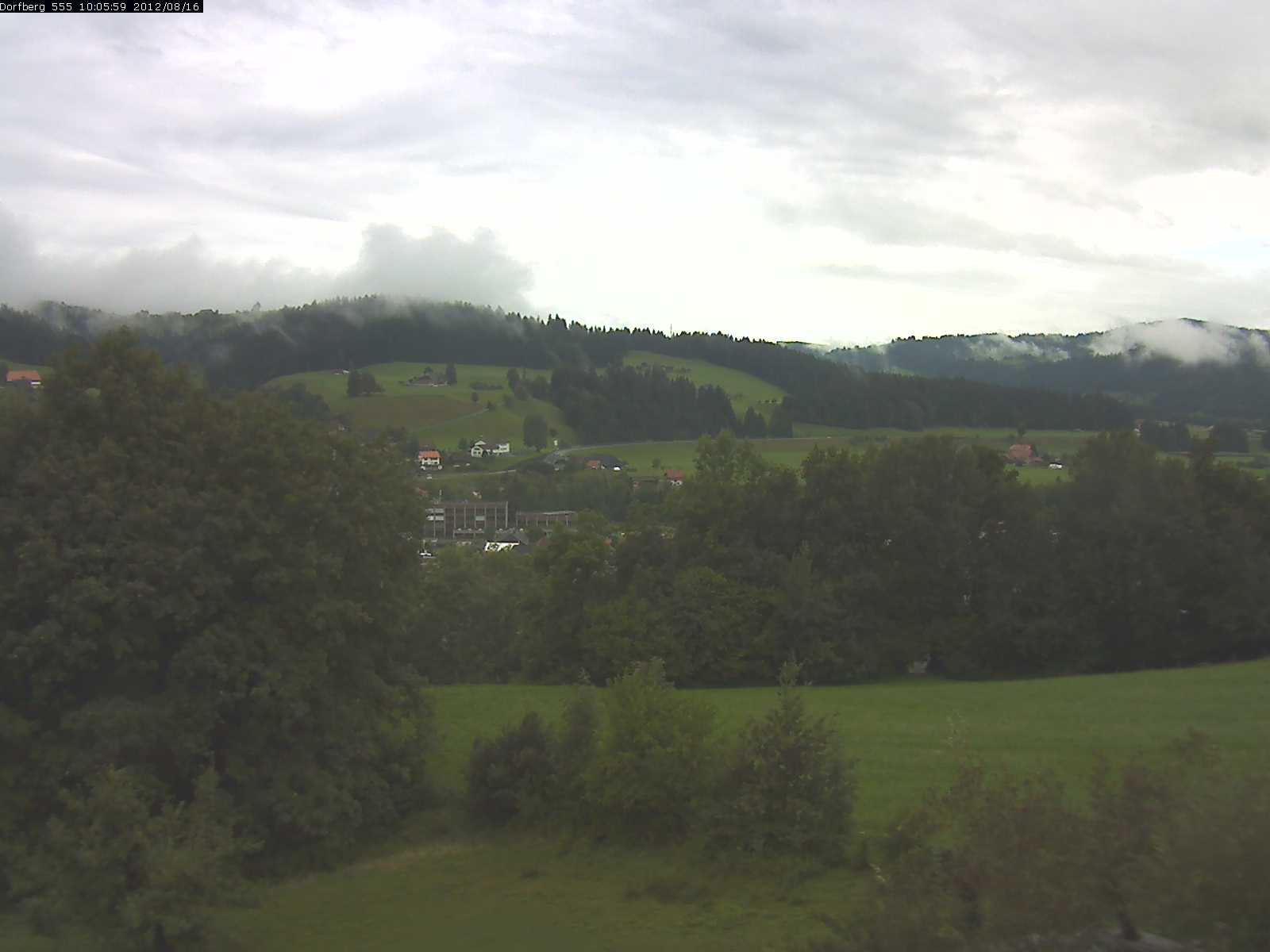 Webcam-Bild: Aussicht vom Dorfberg in Langnau 20120816-100600
