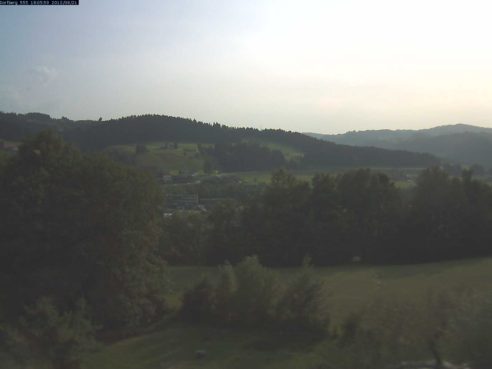 Webcam-Bild: Aussicht vom Dorfberg in Langnau 20120821-180600