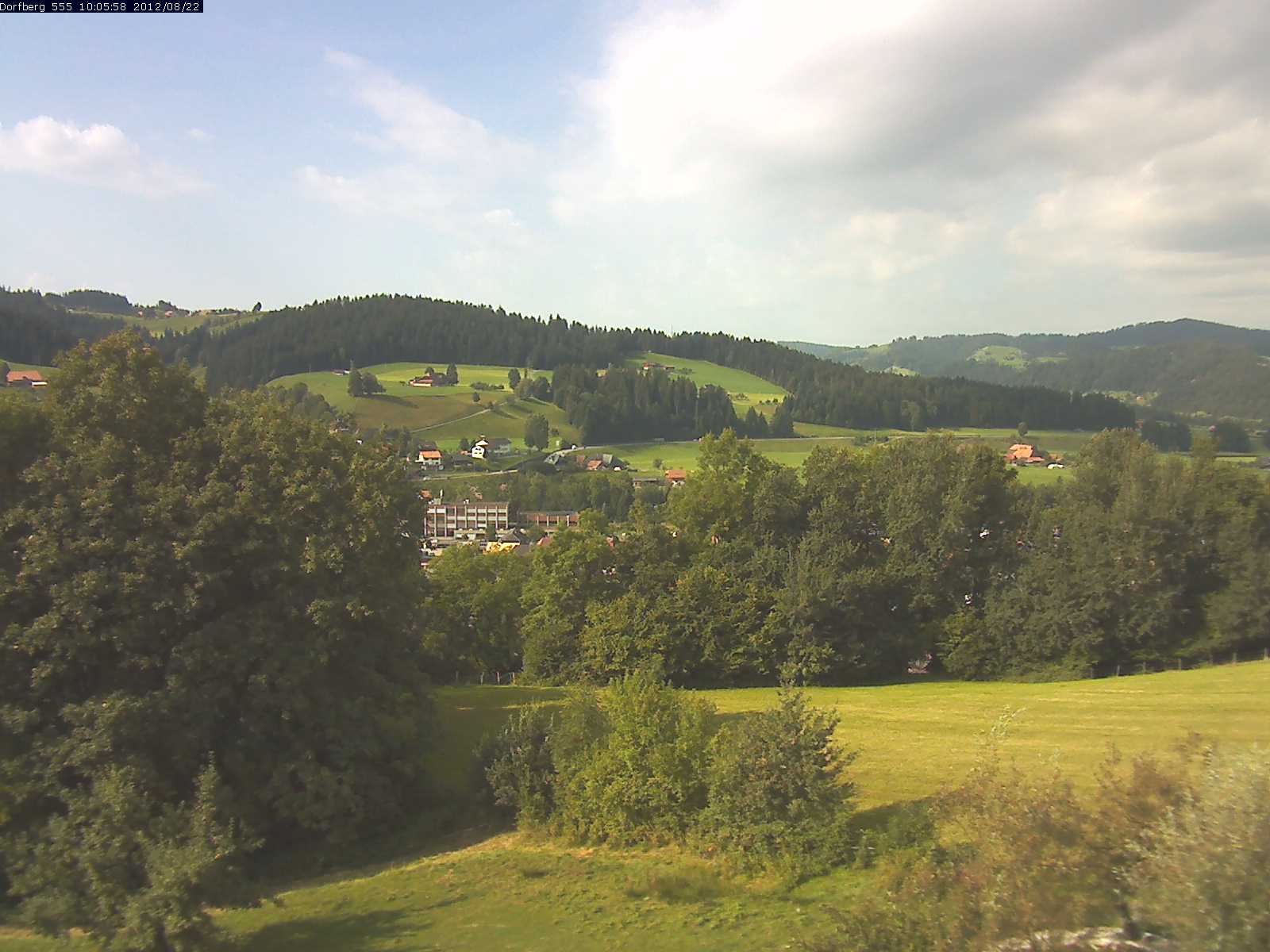 Webcam-Bild: Aussicht vom Dorfberg in Langnau 20120822-100600