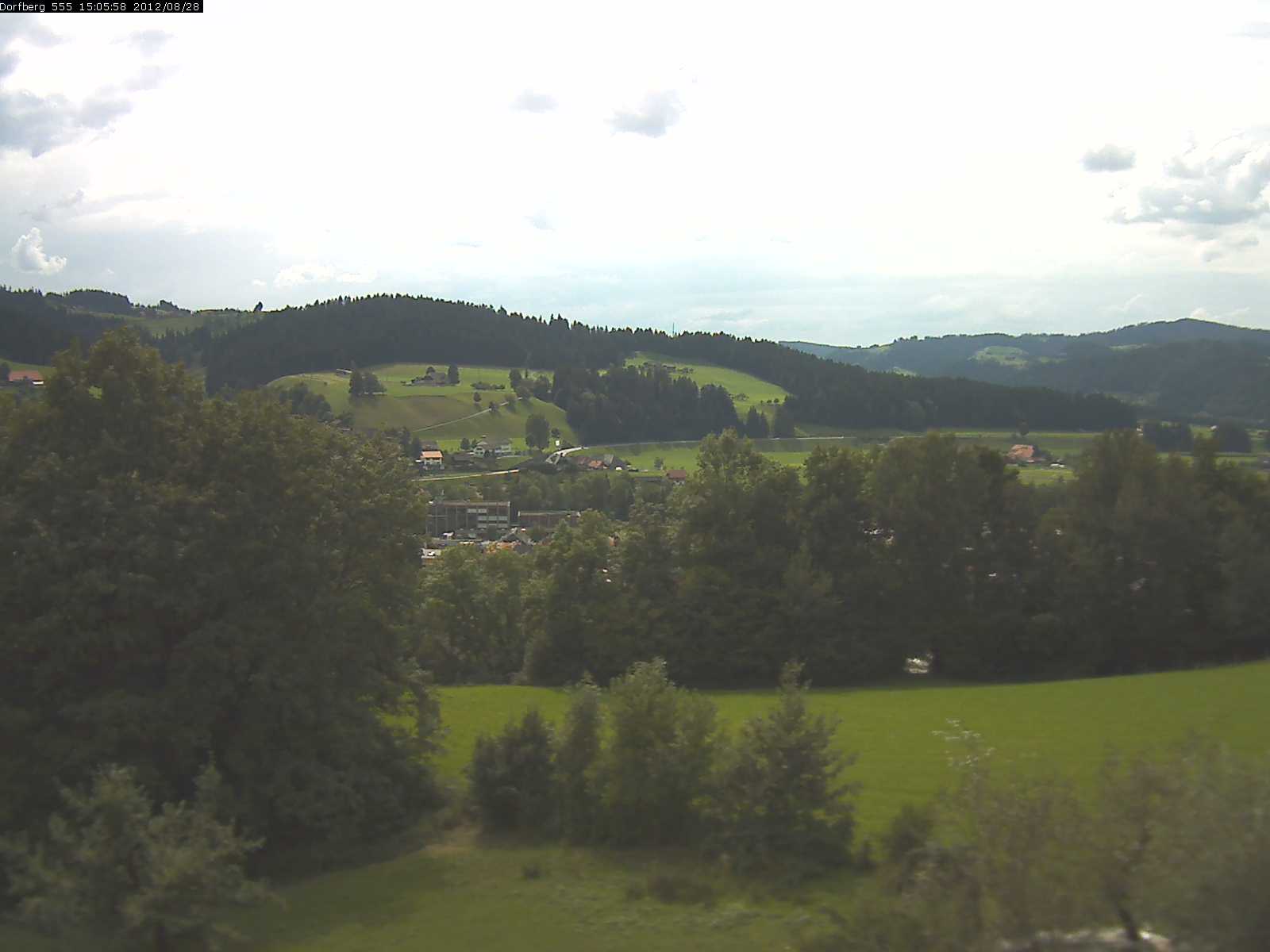 Webcam-Bild: Aussicht vom Dorfberg in Langnau 20120828-150600