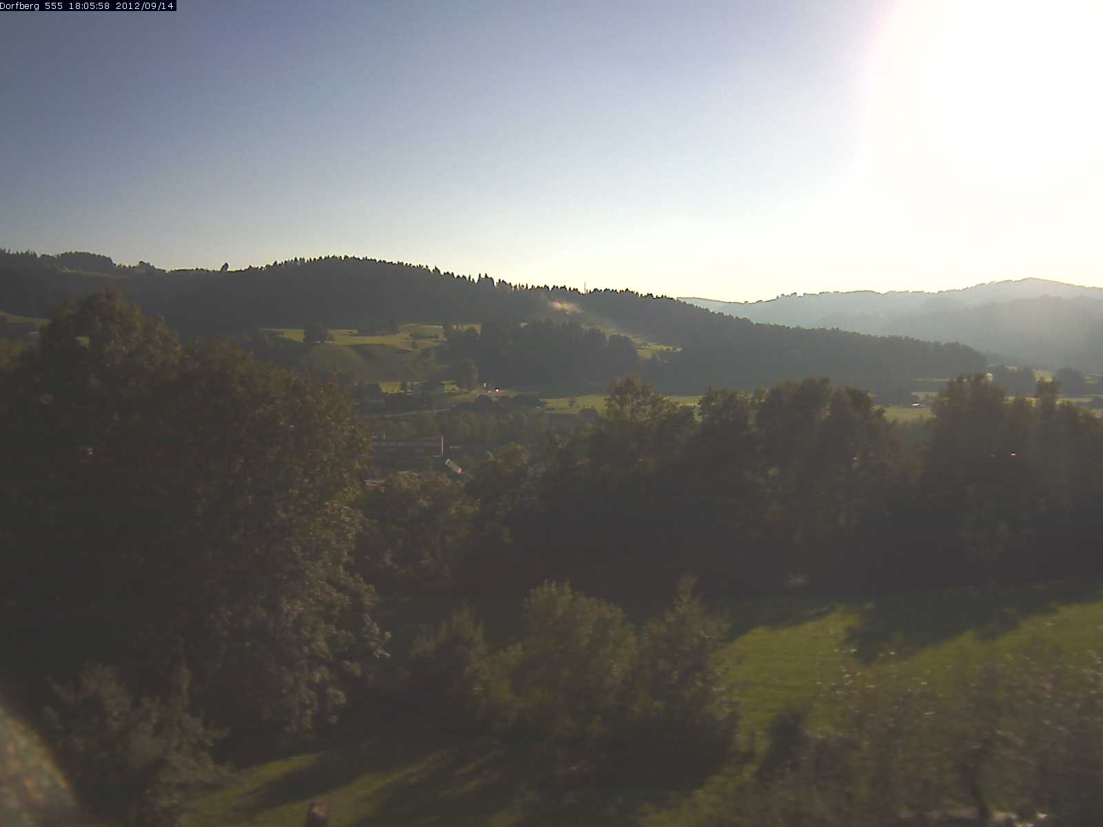 Webcam-Bild: Aussicht vom Dorfberg in Langnau 20120914-180600