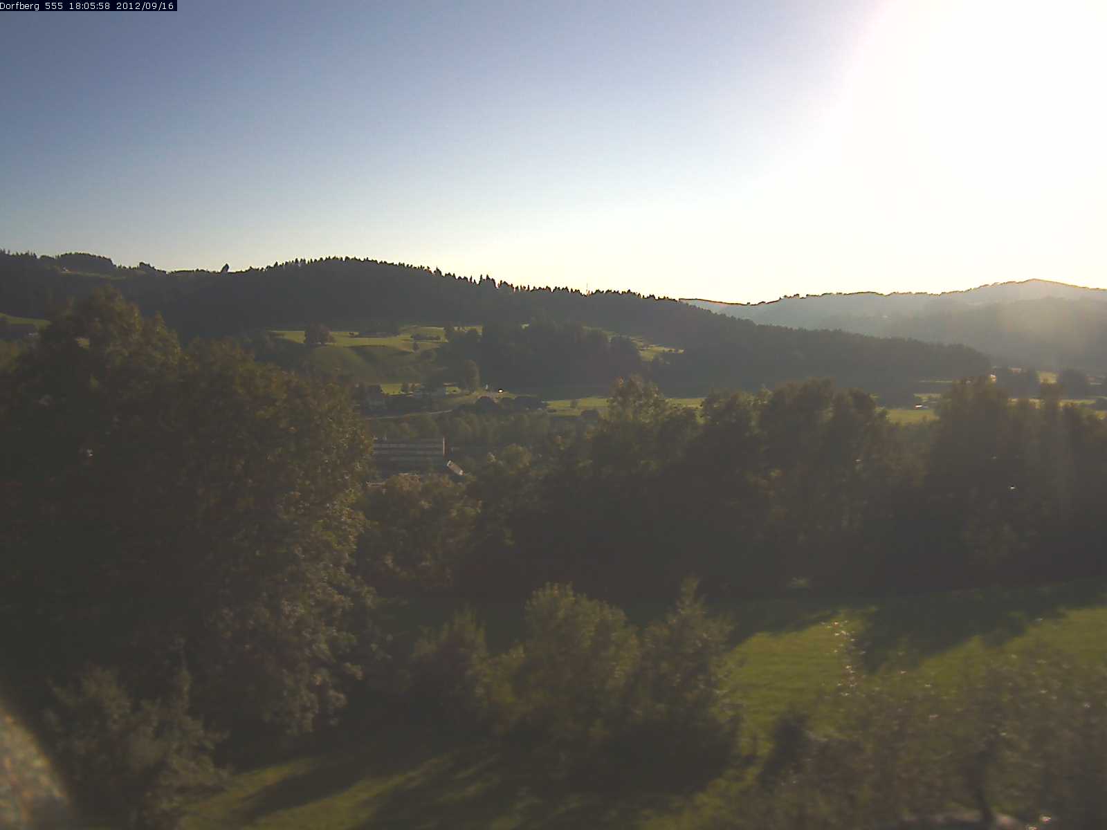 Webcam-Bild: Aussicht vom Dorfberg in Langnau 20120916-180600