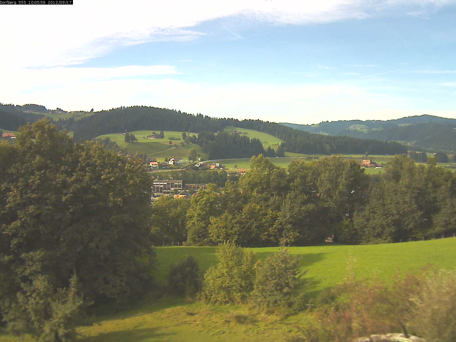 Webcam-Bild: Aussicht vom Dorfberg in Langnau 20120917-100600