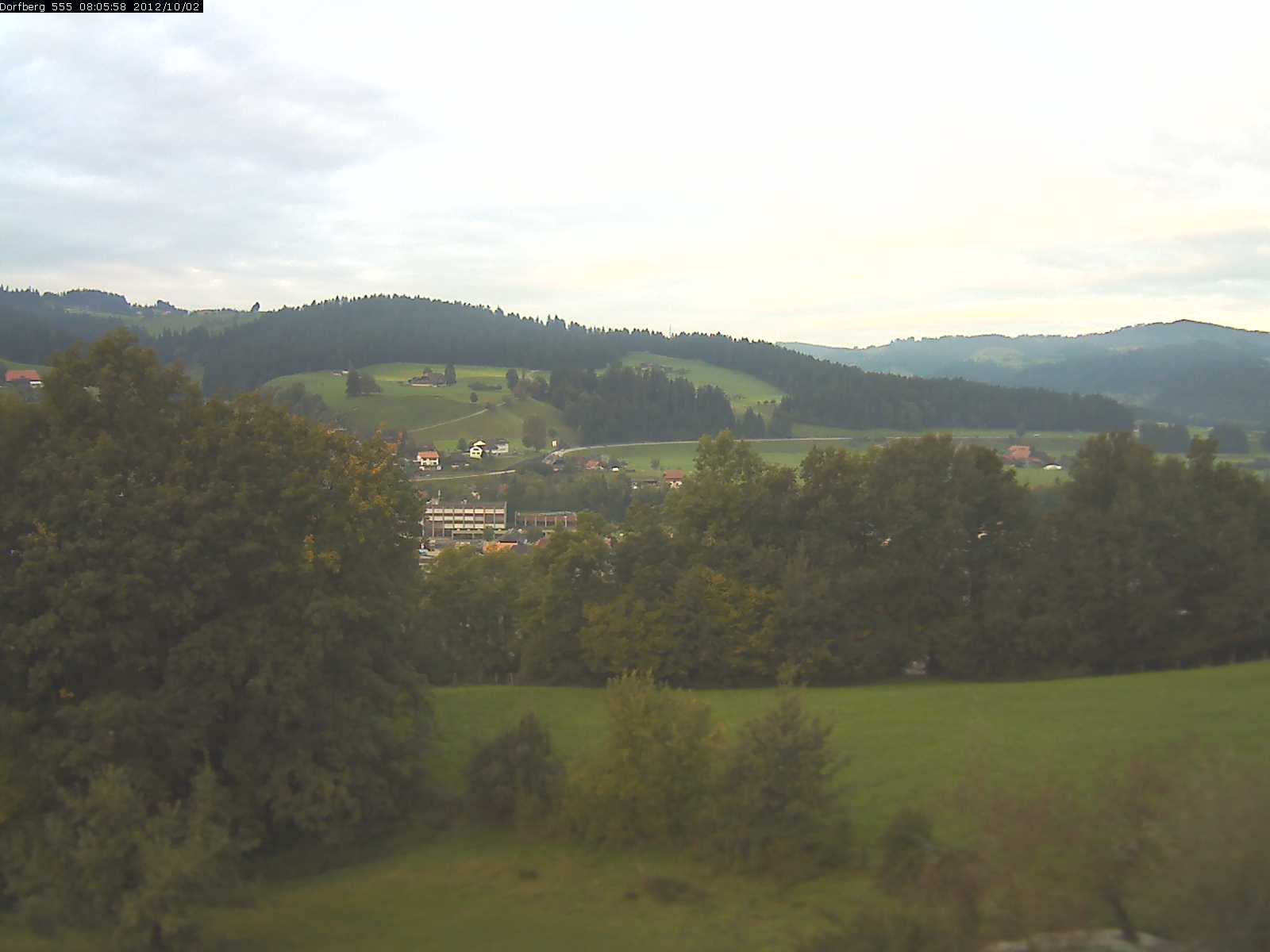 Webcam-Bild: Aussicht vom Dorfberg in Langnau 20121002-080600