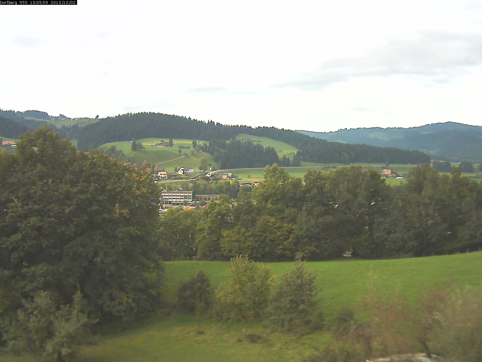 Webcam-Bild: Aussicht vom Dorfberg in Langnau 20121002-100600