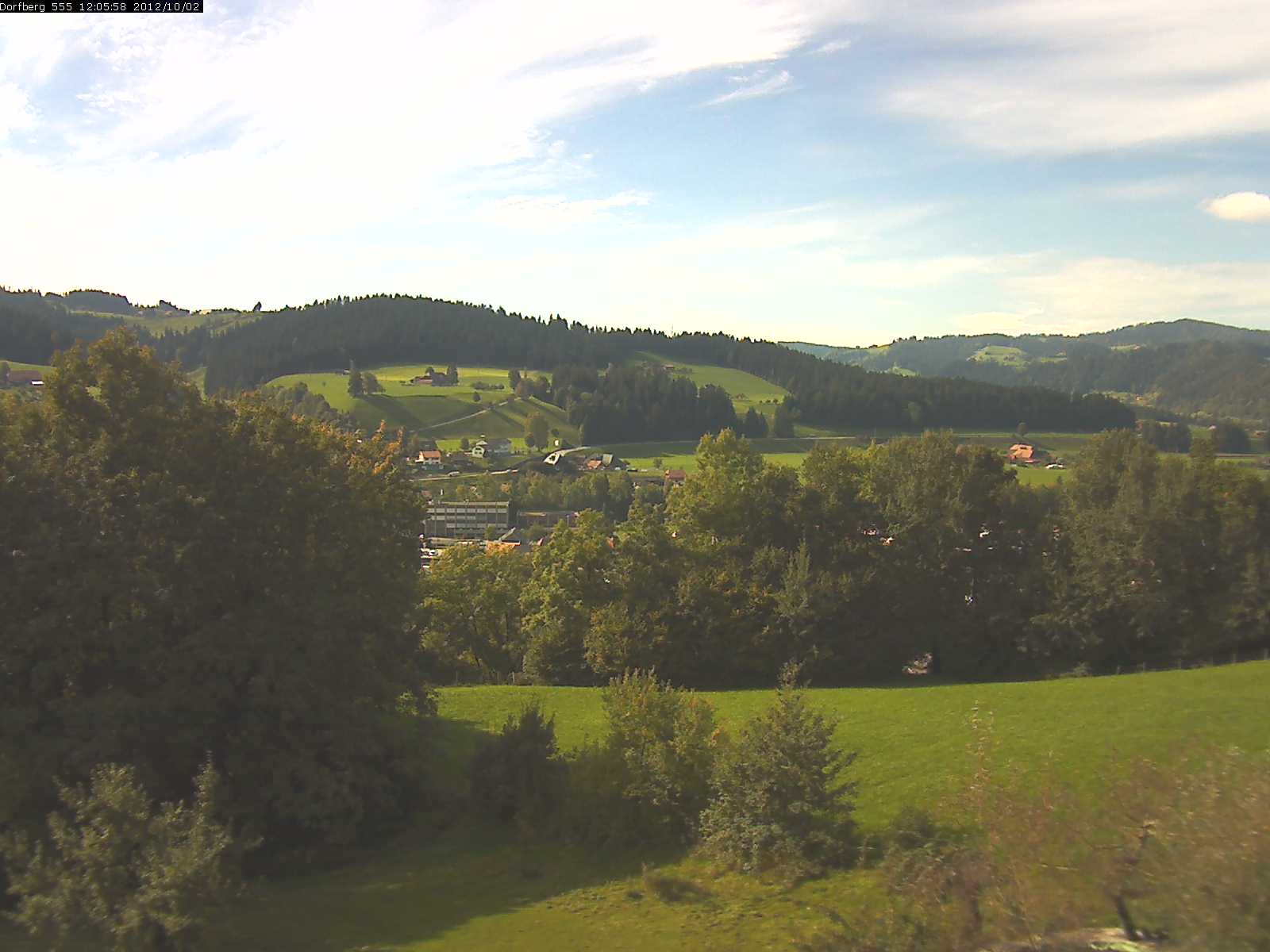 Webcam-Bild: Aussicht vom Dorfberg in Langnau 20121002-120600