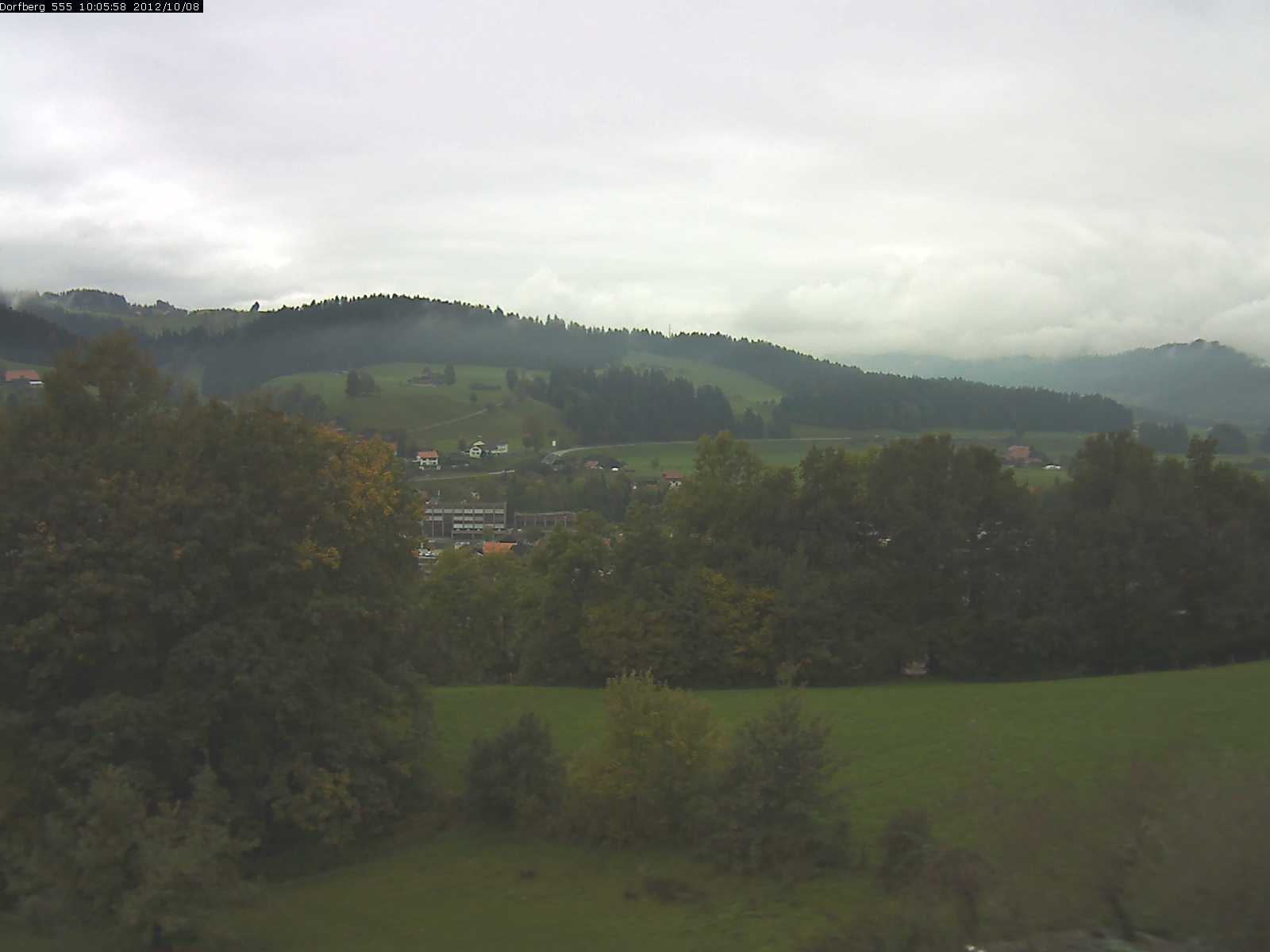 Webcam-Bild: Aussicht vom Dorfberg in Langnau 20121008-100600