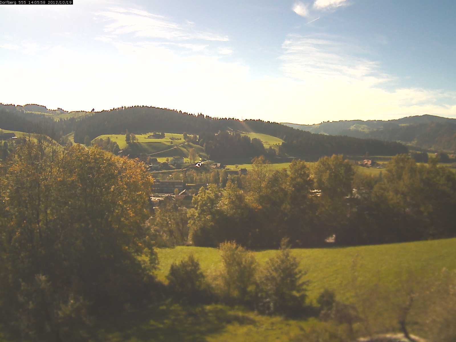 Webcam-Bild: Aussicht vom Dorfberg in Langnau 20121019-140600
