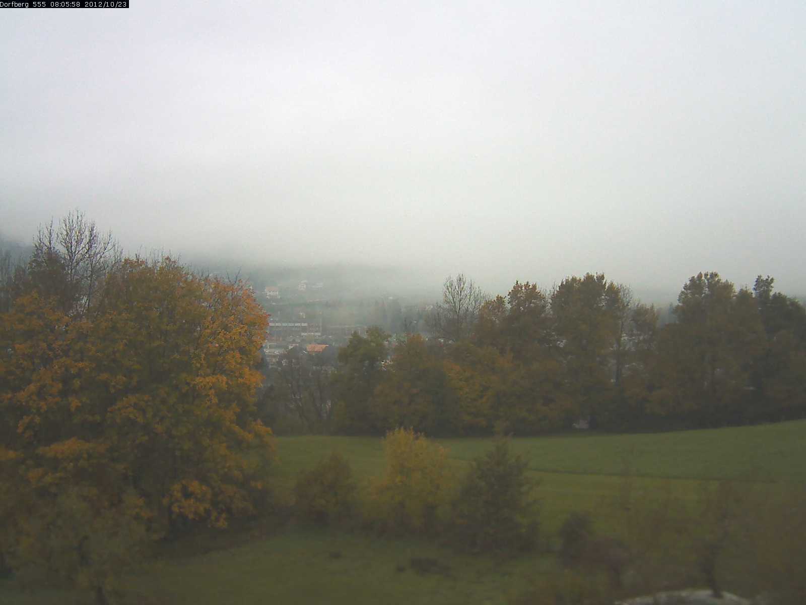 Webcam-Bild: Aussicht vom Dorfberg in Langnau 20121023-080600