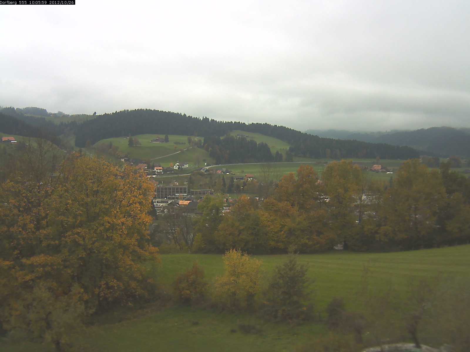 Webcam-Bild: Aussicht vom Dorfberg in Langnau 20121026-100600