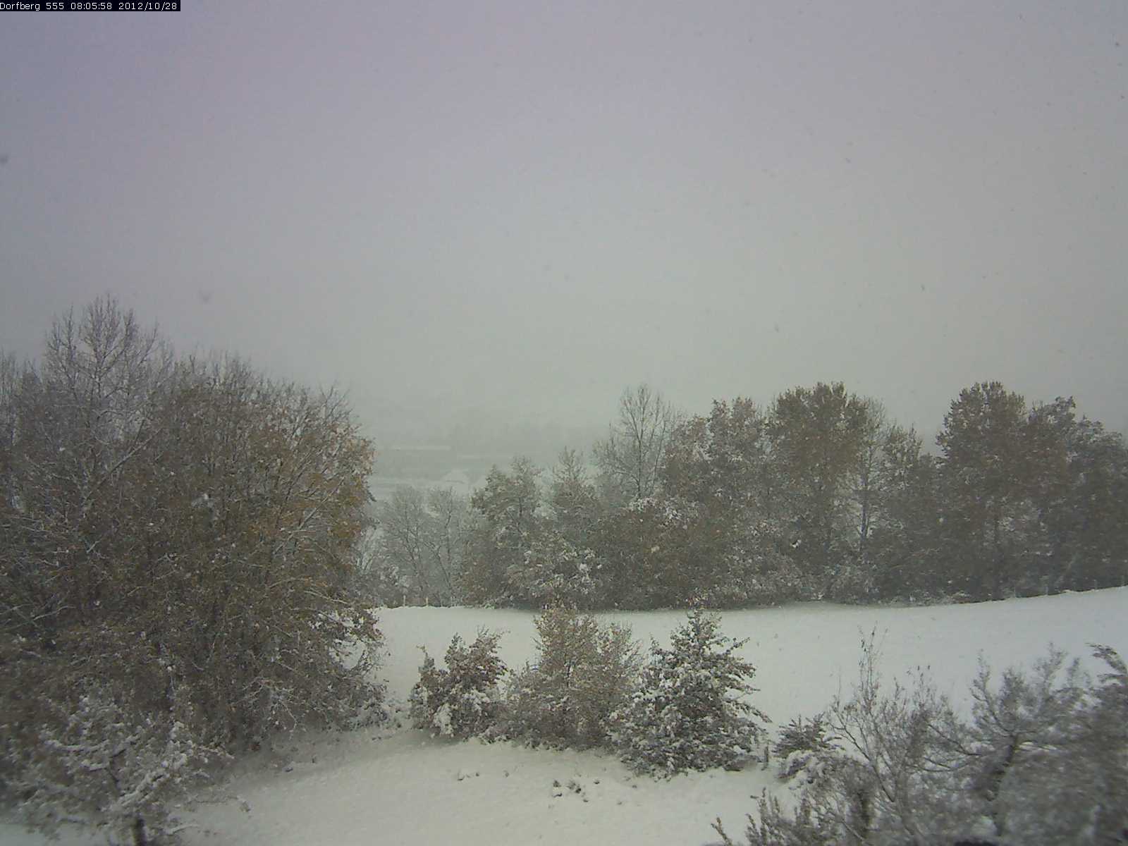 Webcam-Bild: Aussicht vom Dorfberg in Langnau 20121028-080600