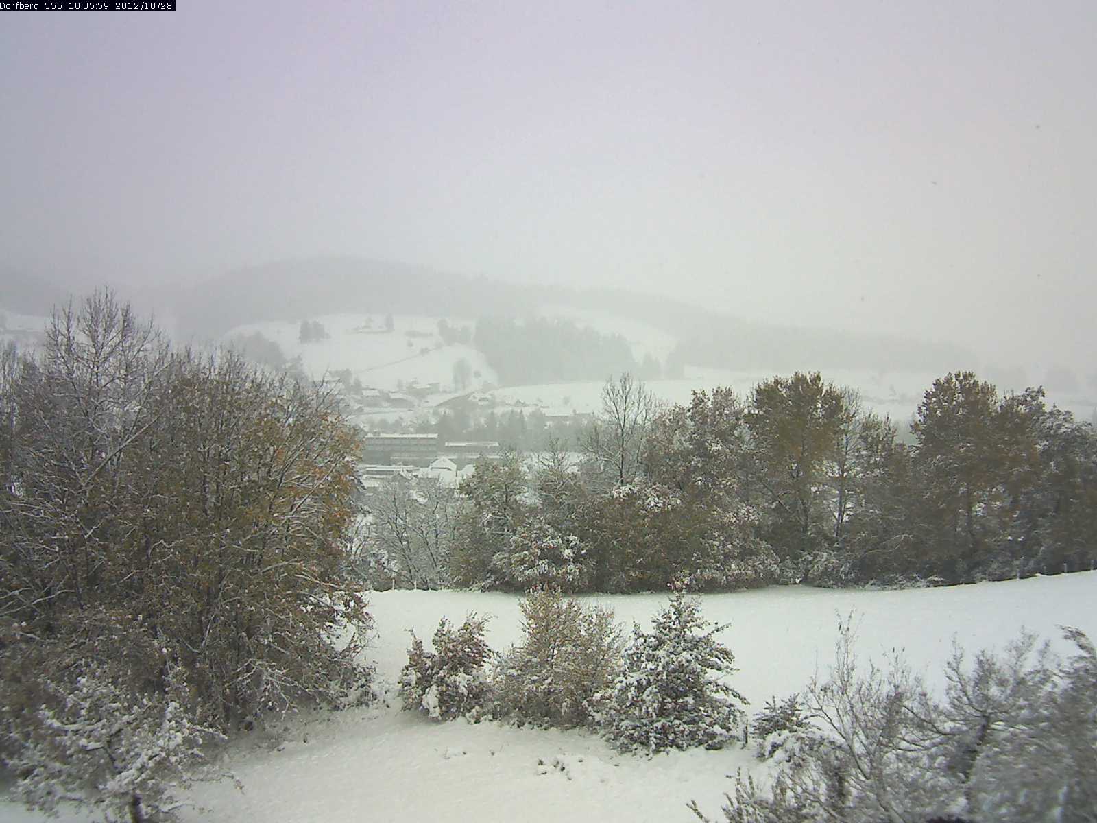 Webcam-Bild: Aussicht vom Dorfberg in Langnau 20121028-100600