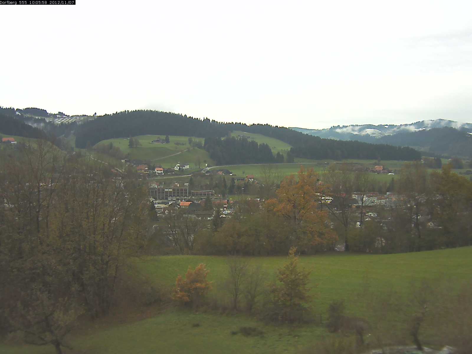 Webcam-Bild: Aussicht vom Dorfberg in Langnau 20121107-100600