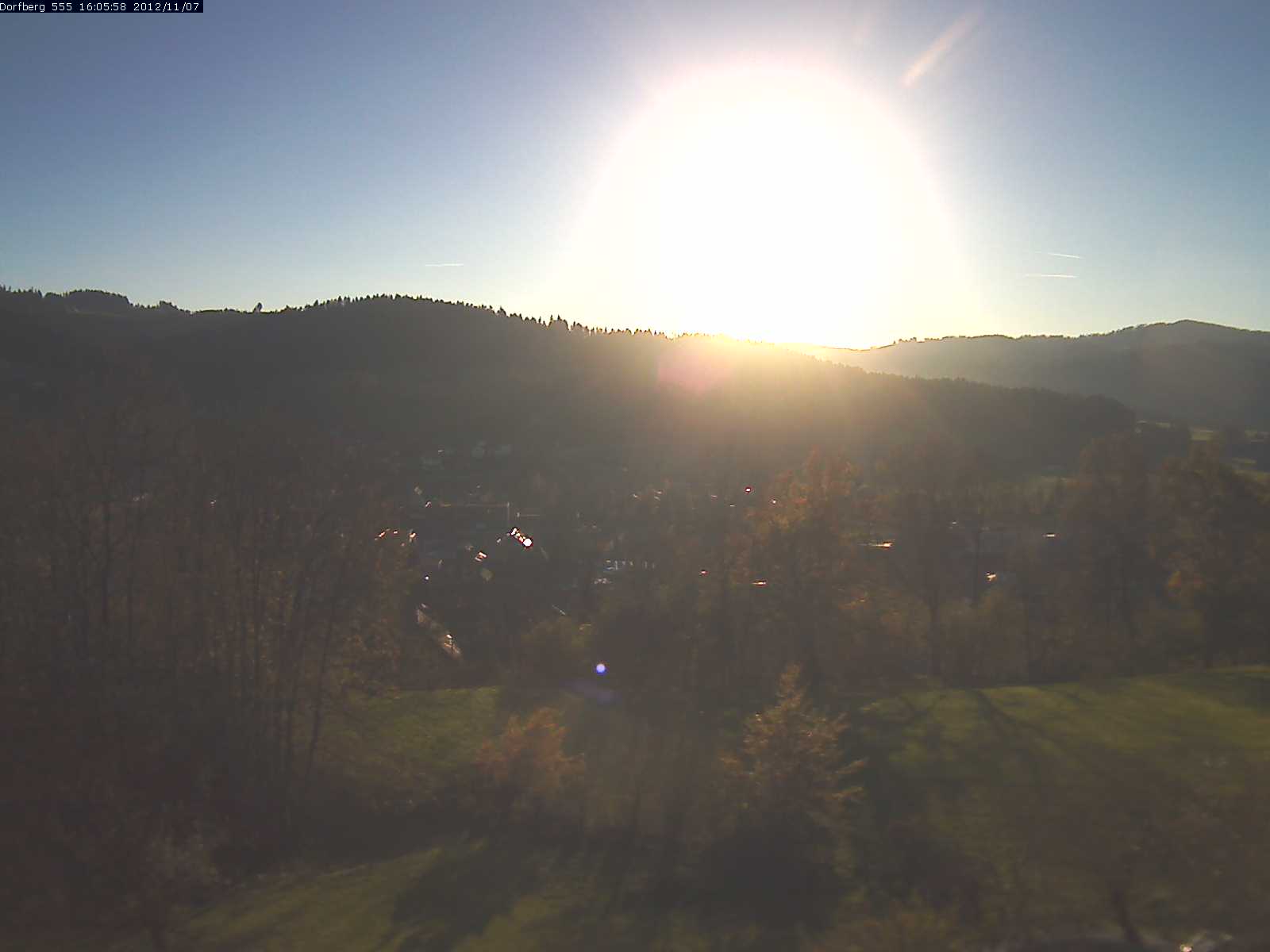 Webcam-Bild: Aussicht vom Dorfberg in Langnau 20121107-160600